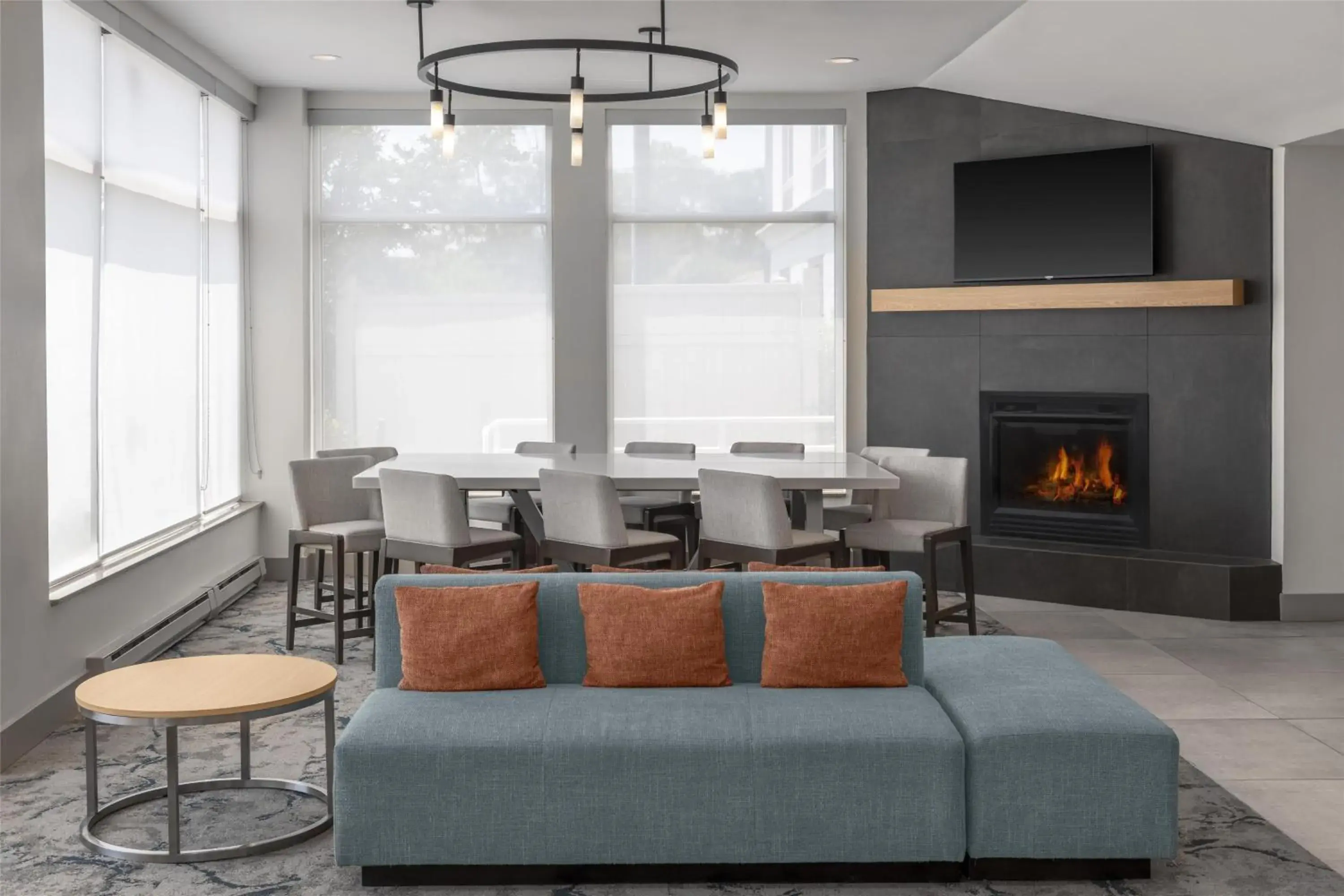 Lobby or reception in Hilton Garden Inn Queens JFK Lobby or reception in Hilton Garden Inn Queens JFK