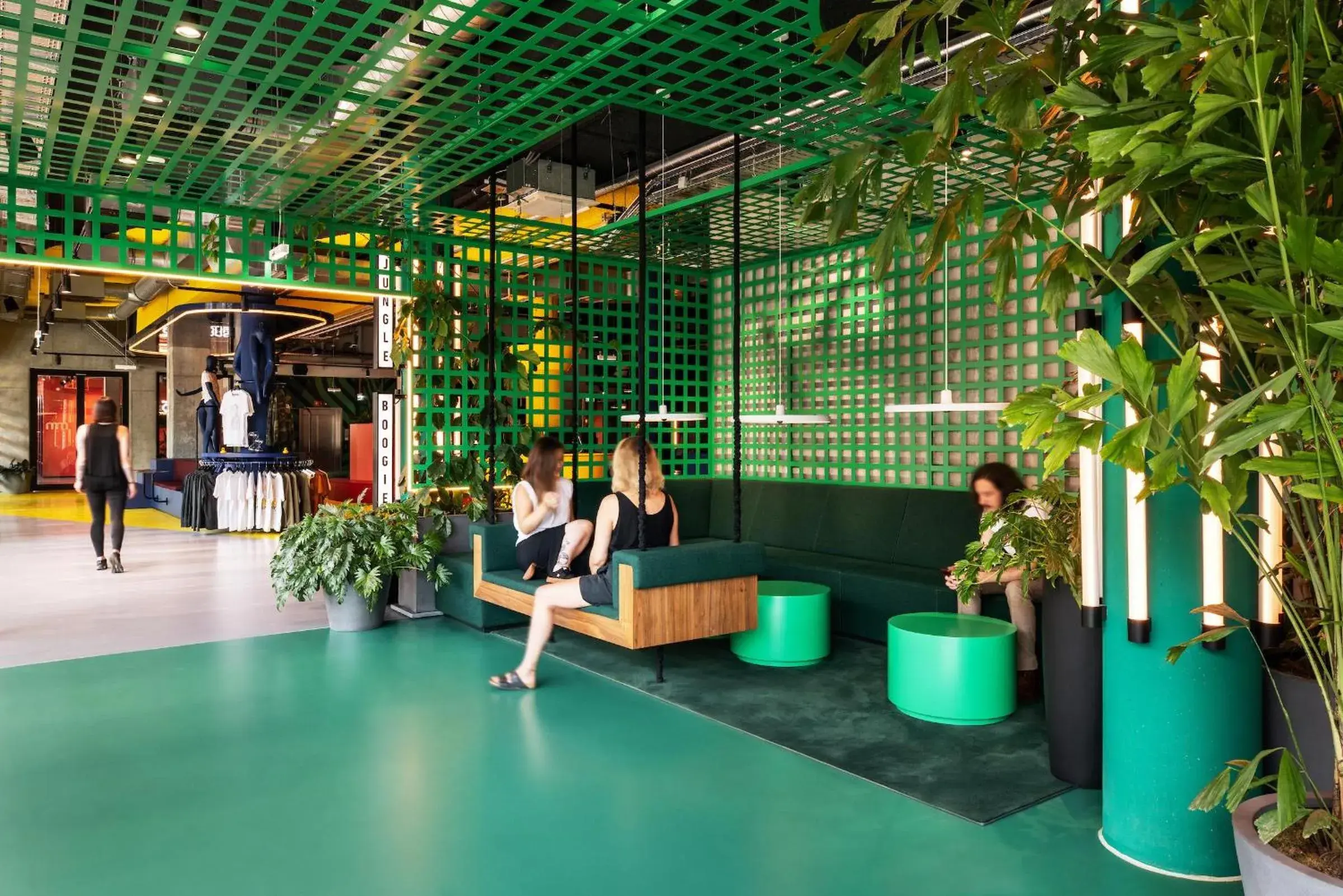 Lobby or reception in The Social Hub Vienna Lobby or reception in The Social Hub Vienna