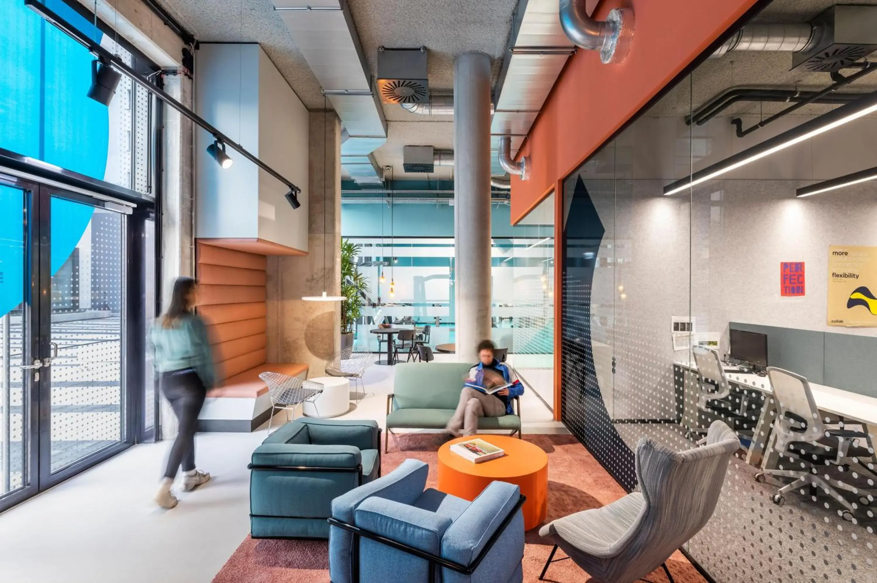 Landmark view in The Social Hub Vienna Landmark view in The Social Hub Vienna