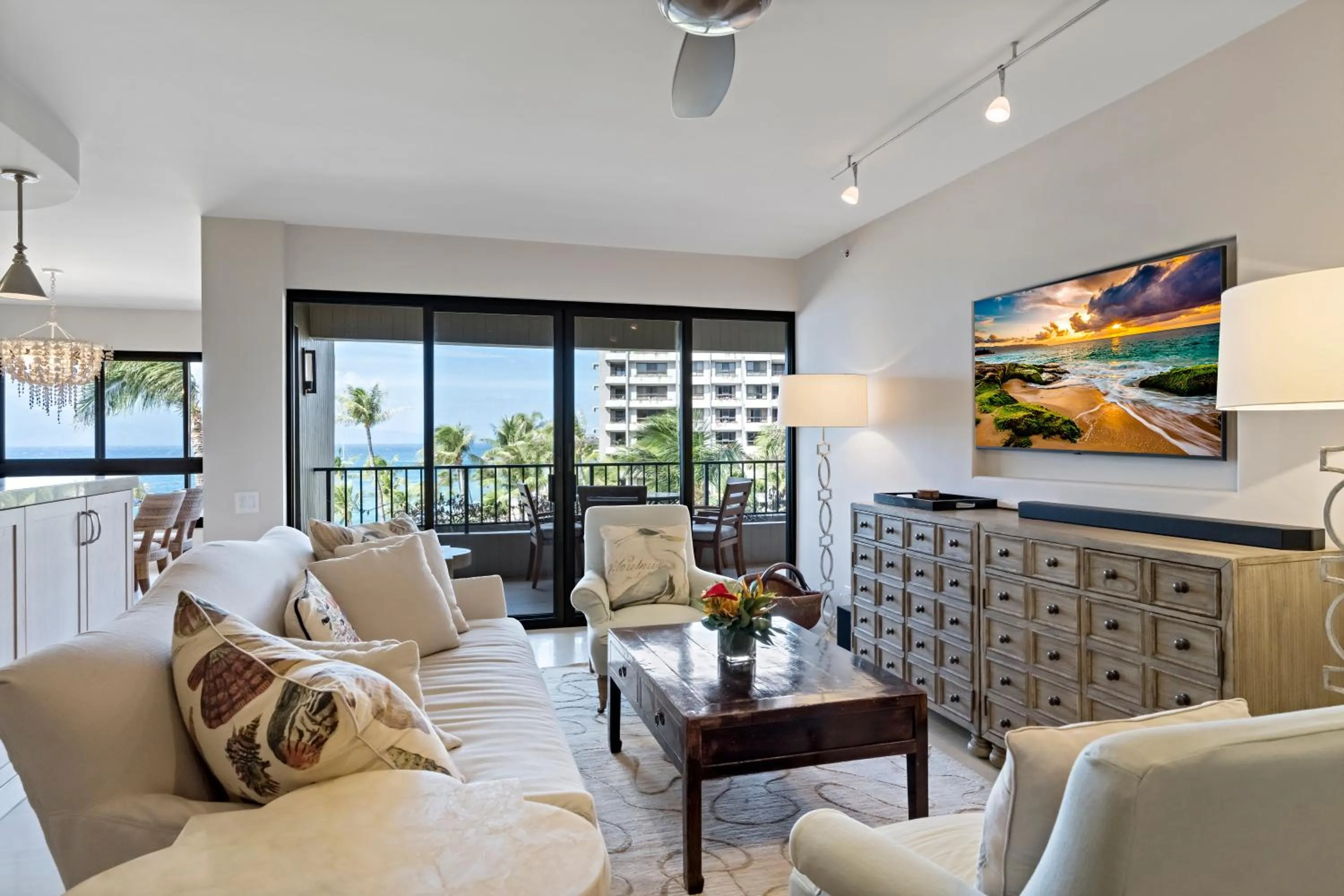 Living room in Kaanapali Alii