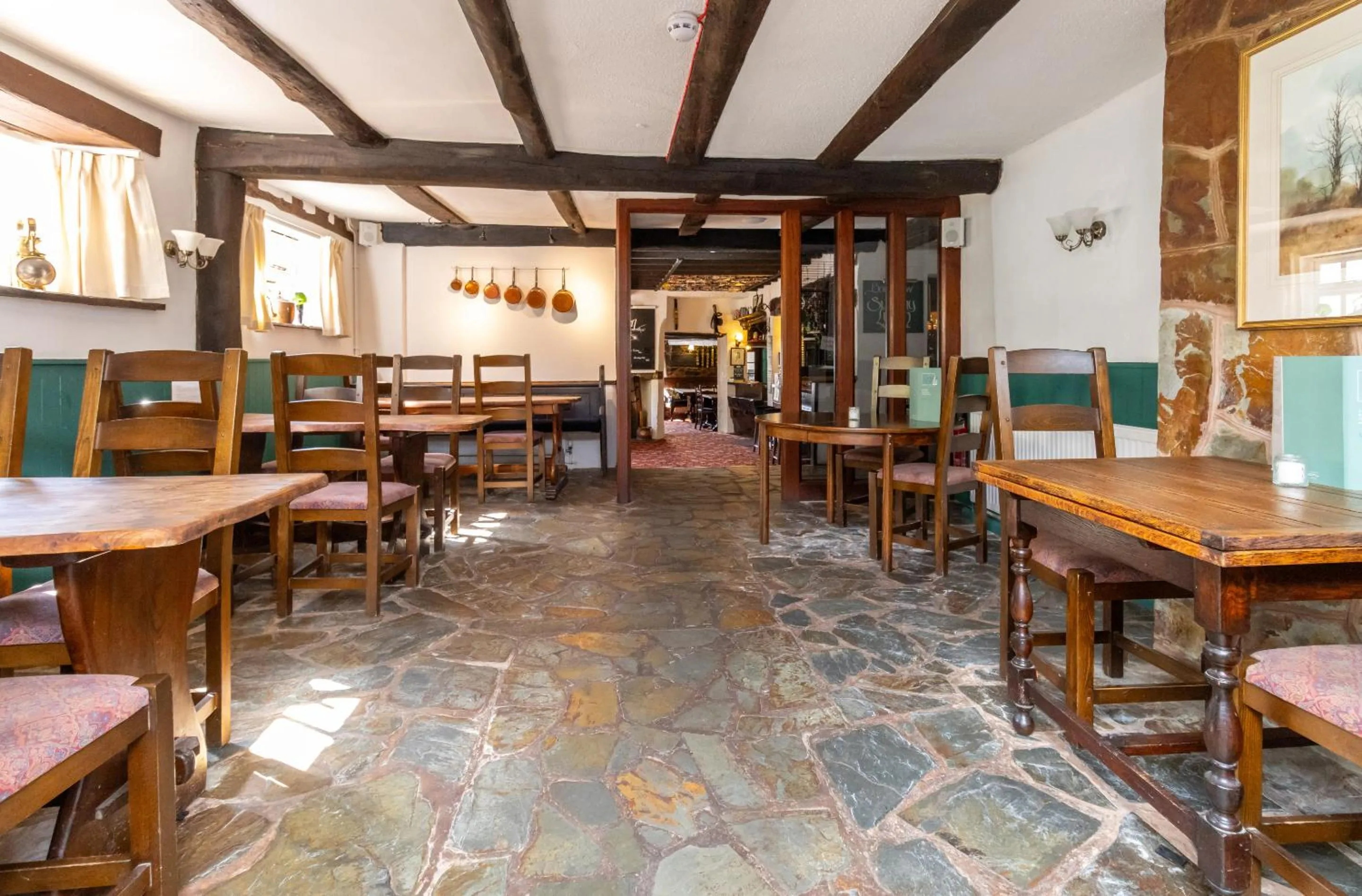 Dining area in New Inn