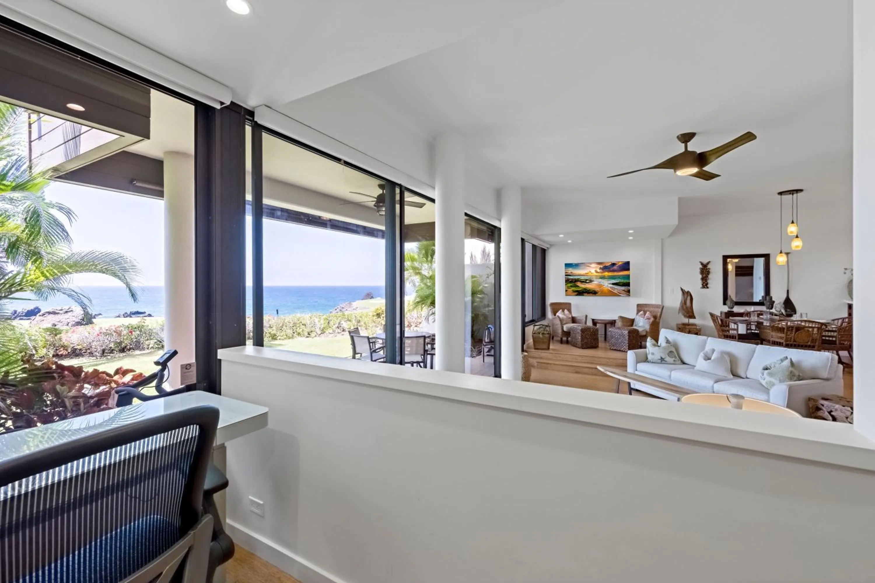 Living room in Mauna Lani Point