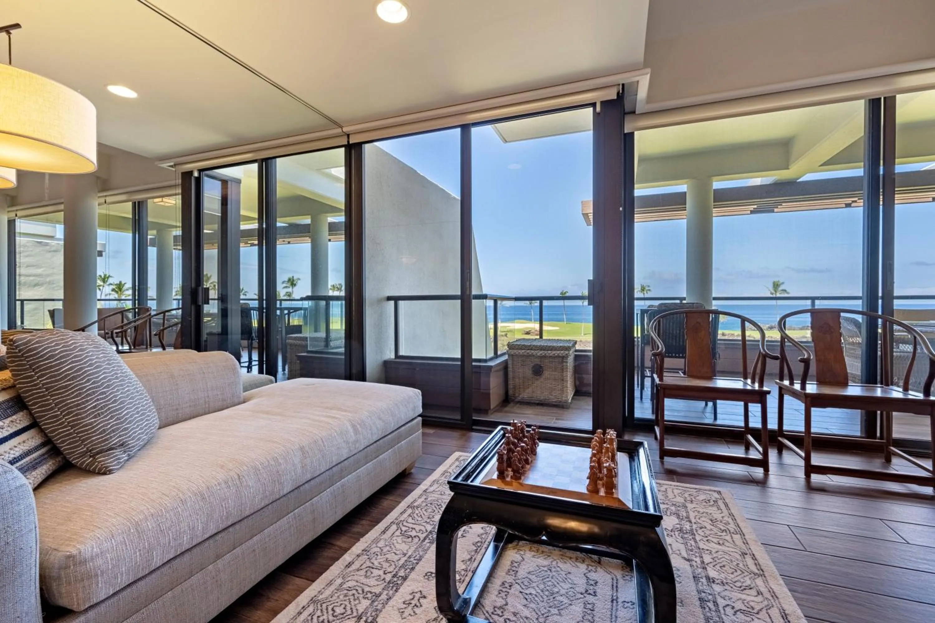Living room in Mauna Lani Point