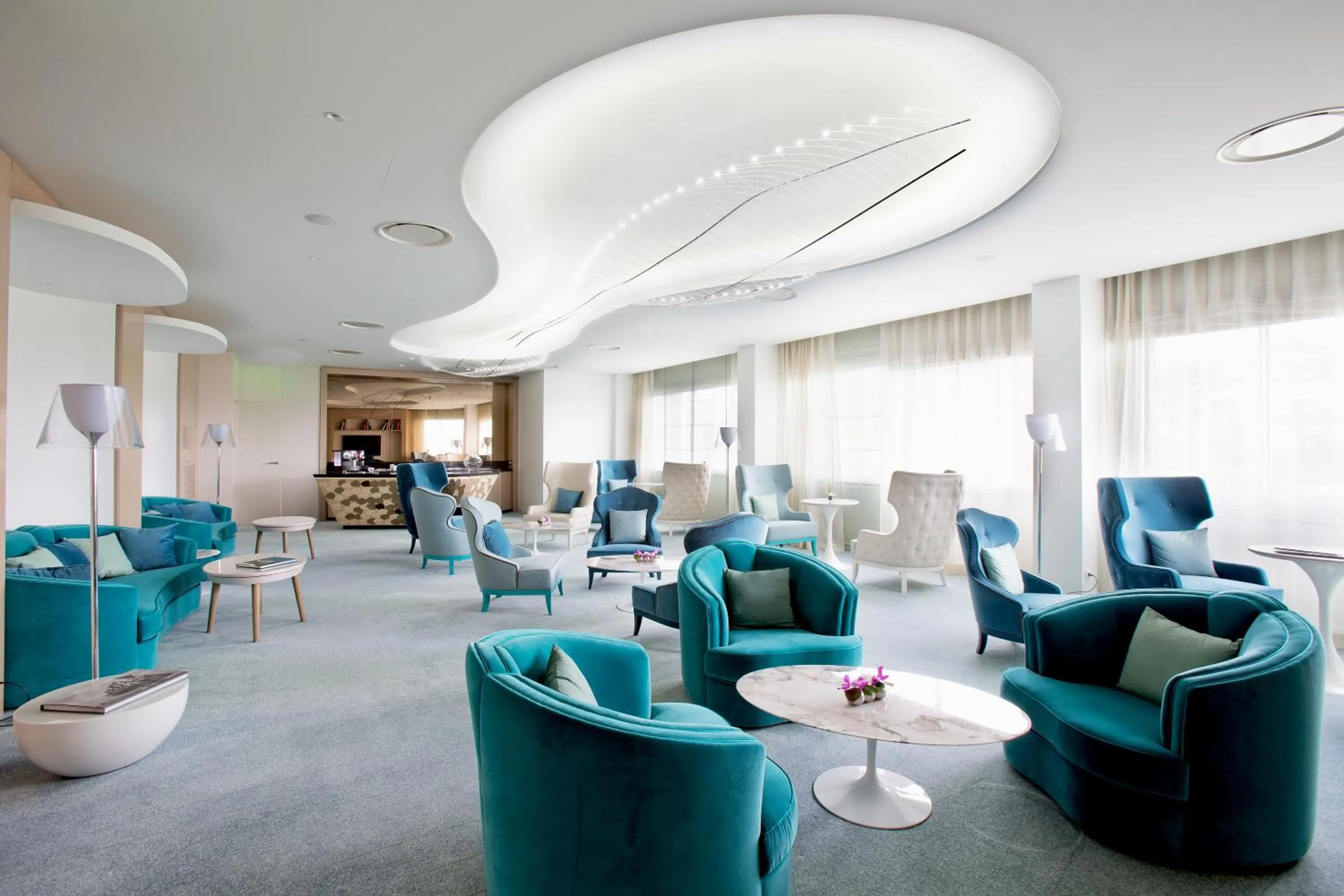 Communal lounge/ TV room in Miramar La Cigale Hotel Thalasso & Spa