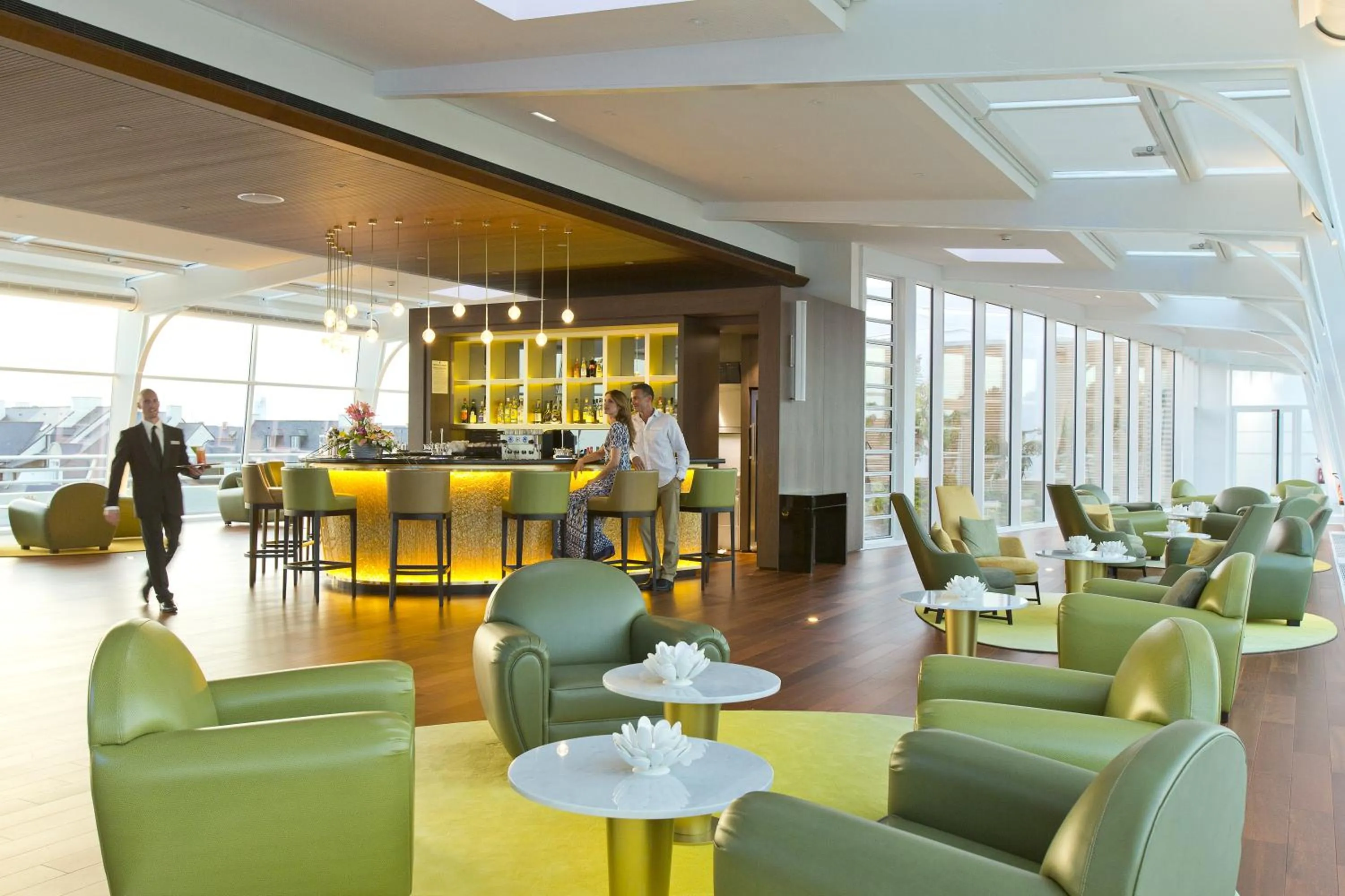 Lounge or bar in Miramar La Cigale Hotel Thalasso & Spa