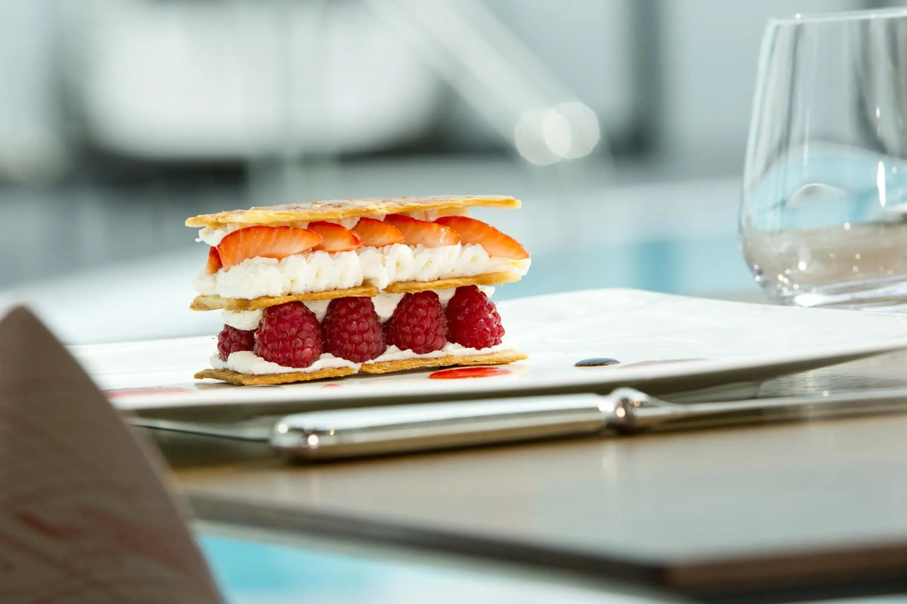 Food close-up in Miramar La Cigale Hotel Thalasso & Spa Food close-up in Miramar La Cigale Hotel Thalasso & Spa