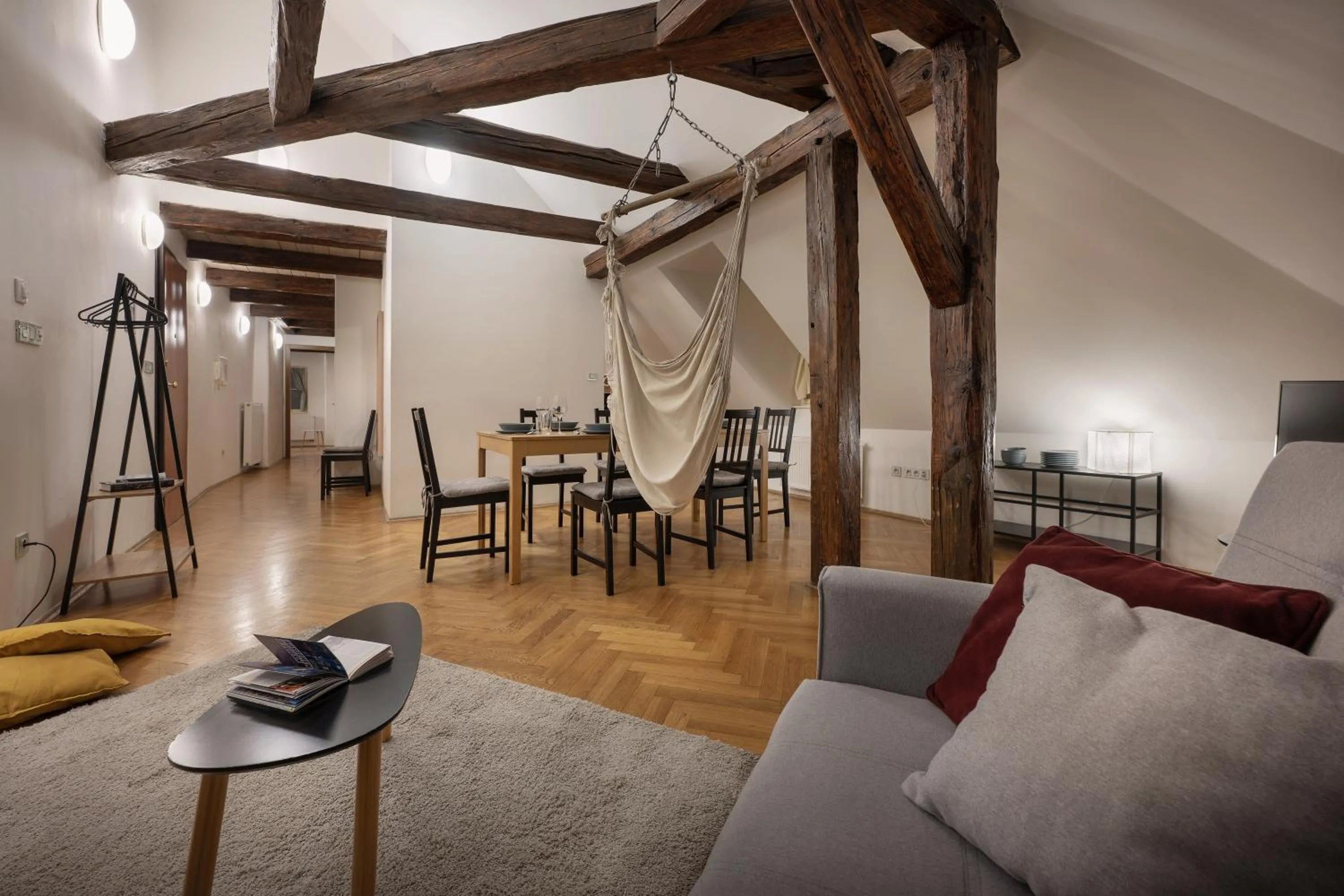 Living room in White Swan Boutique Apartments