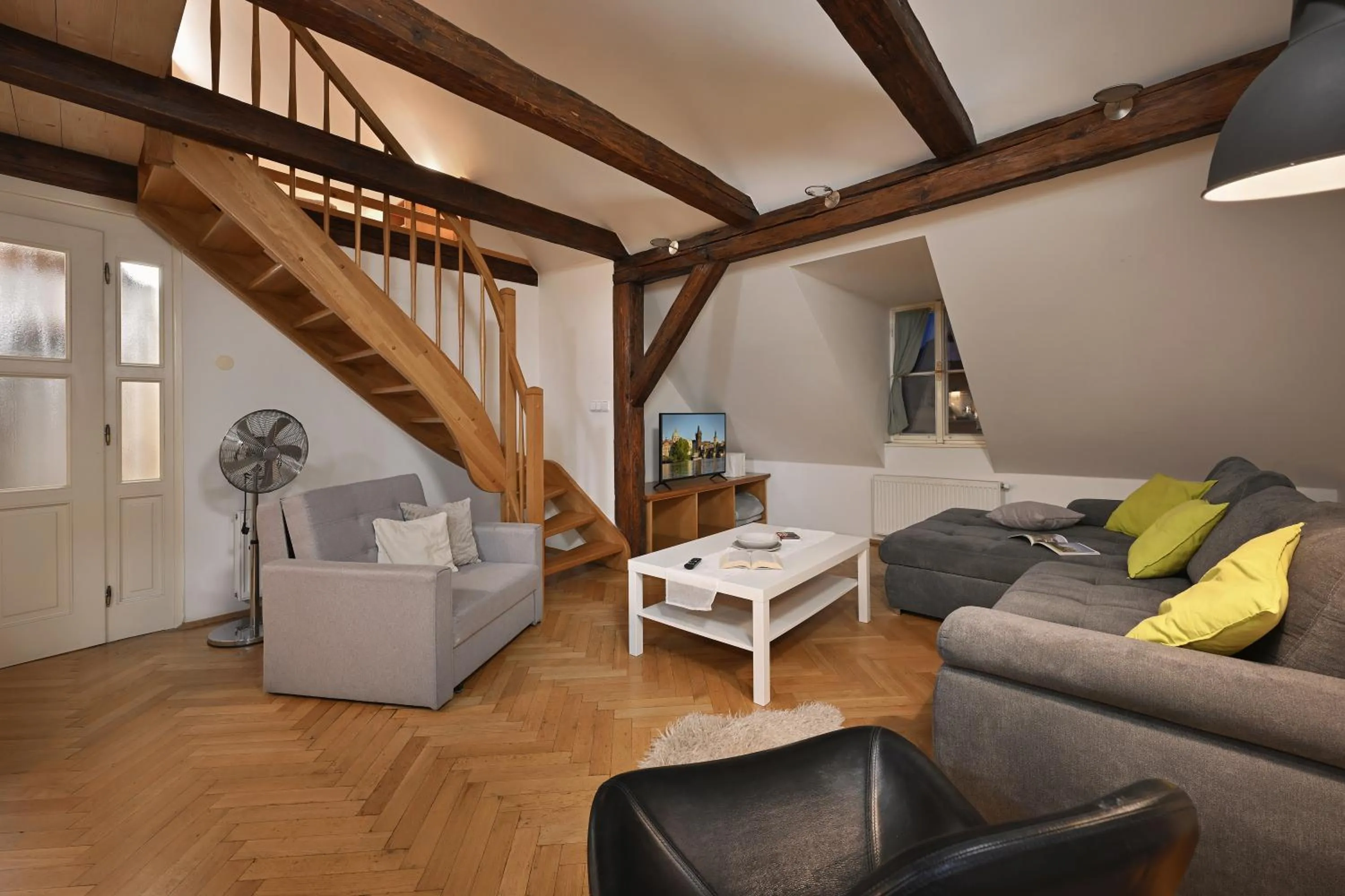 Living room in White Swan Boutique Apartments