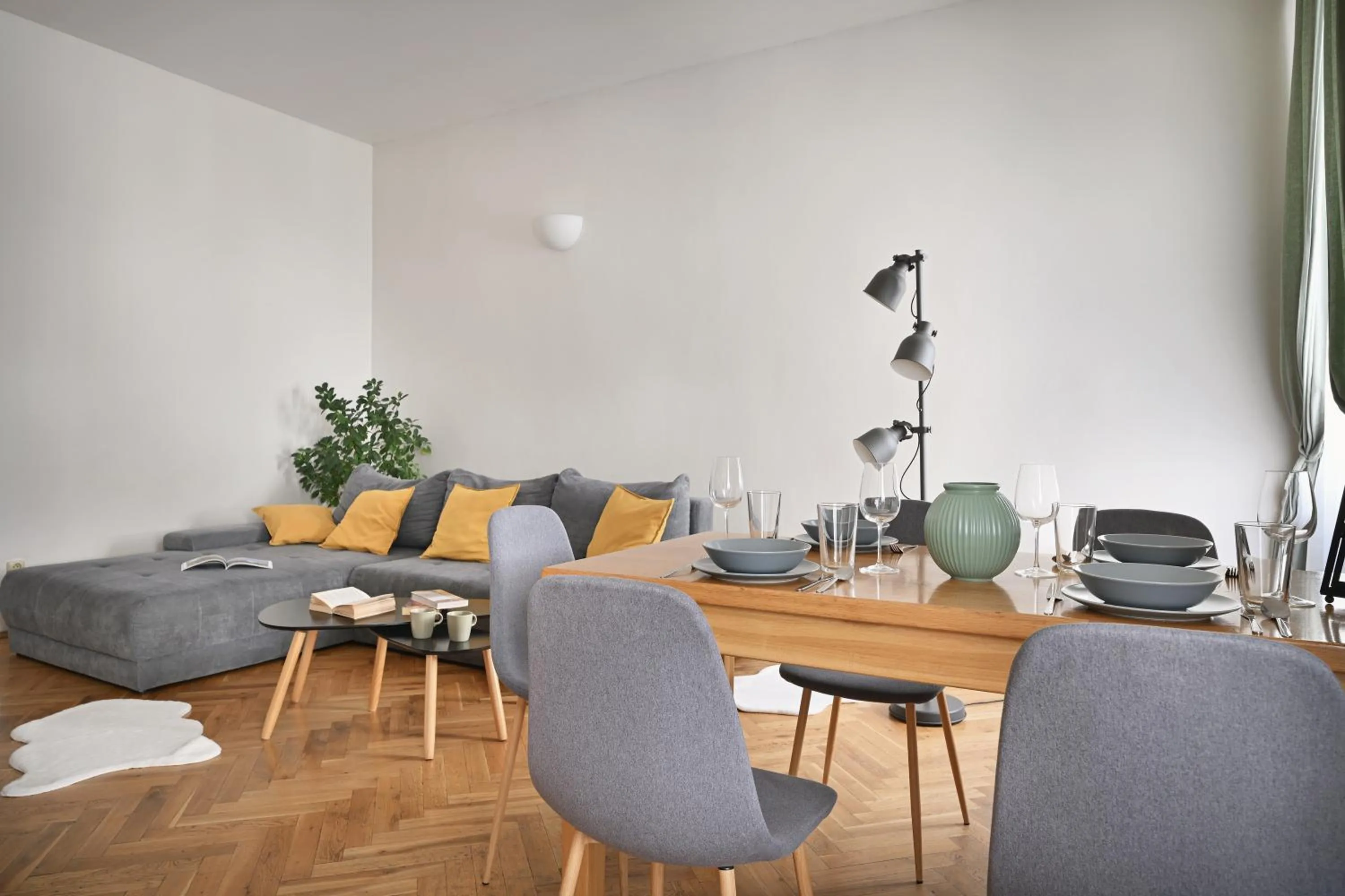 Living room in White Swan Boutique Apartments