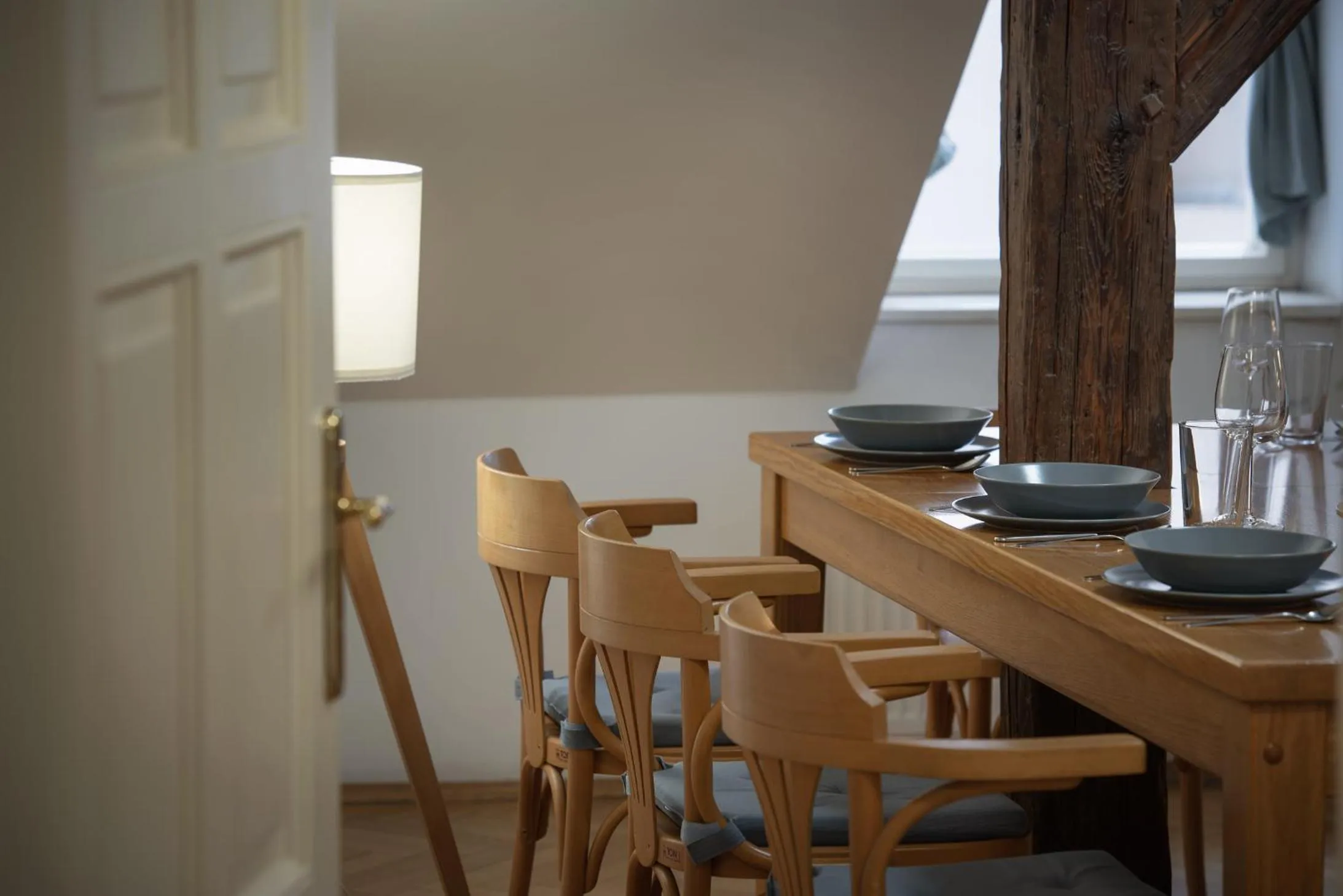 Kitchen or kitchenette in White Swan Boutique Apartments