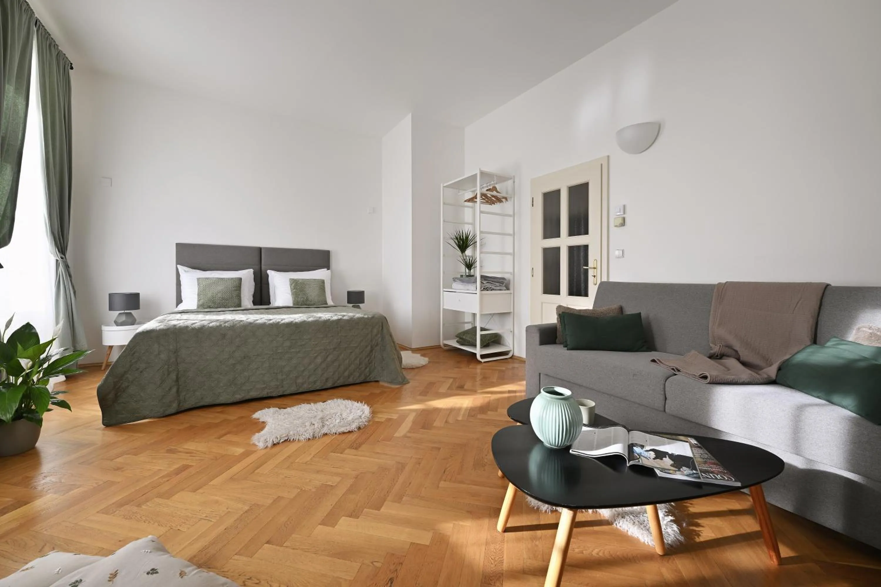 Bed in White Swan Boutique Apartments