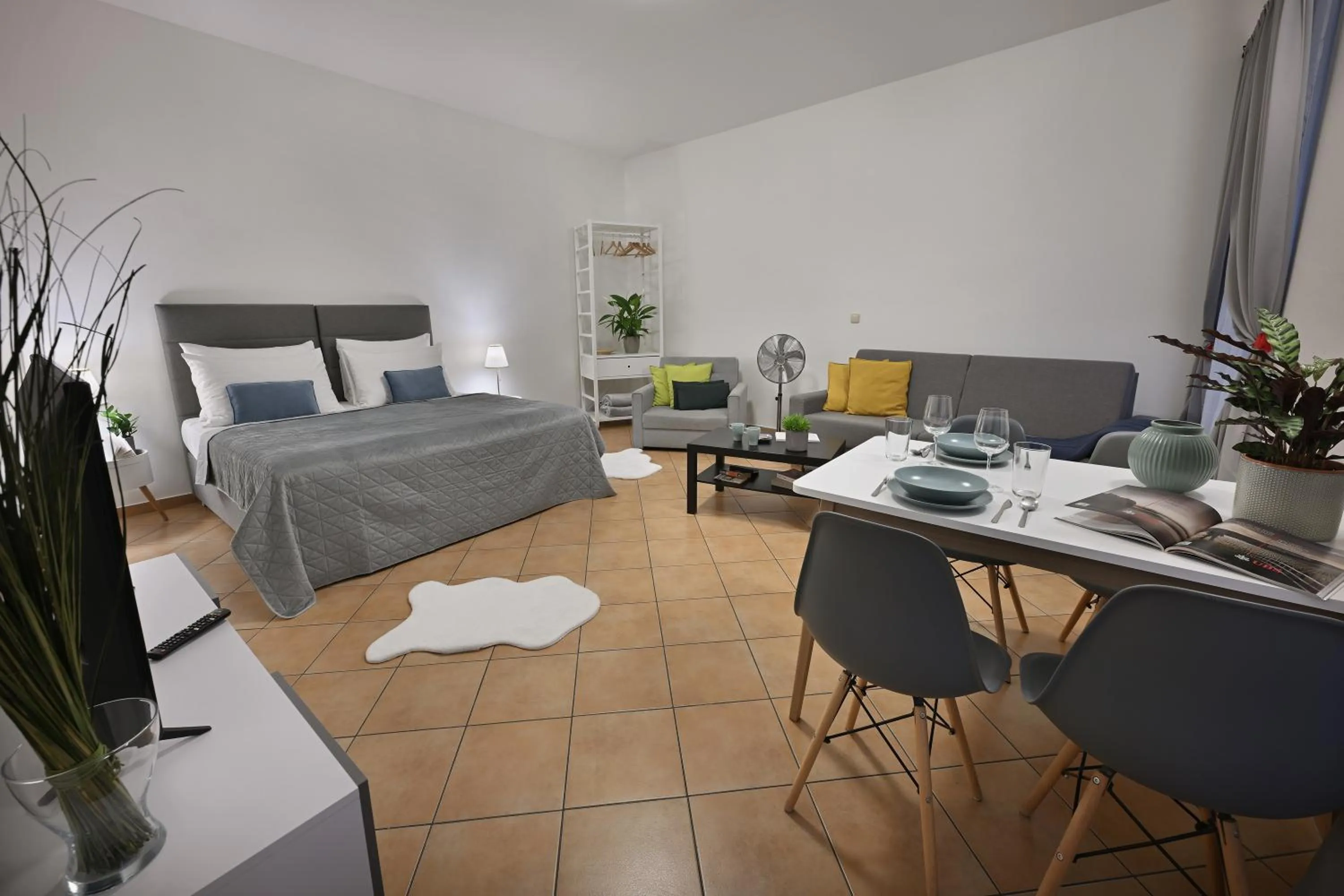 Bed in White Swan Boutique Apartments