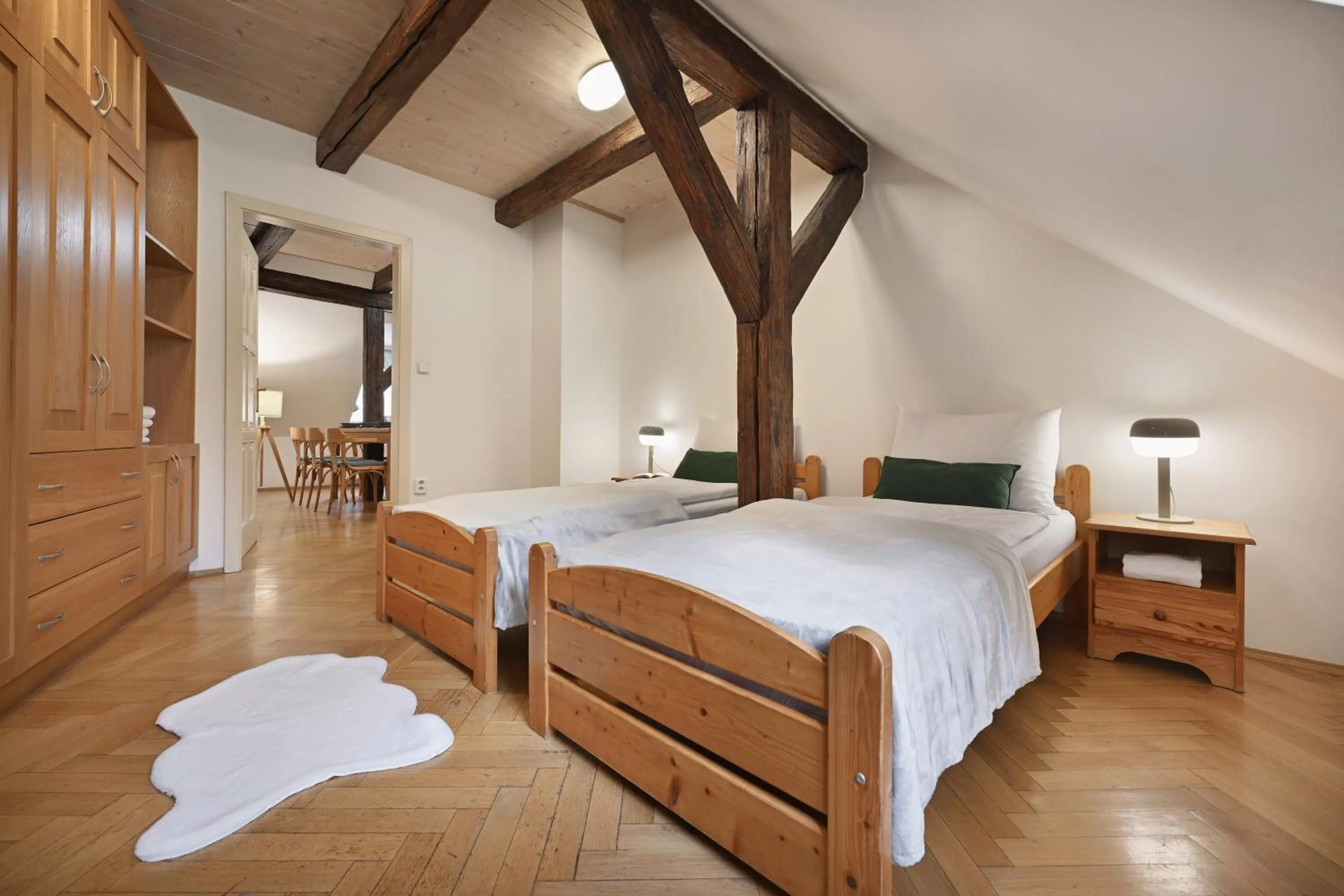 Bed in White Swan Boutique Apartments