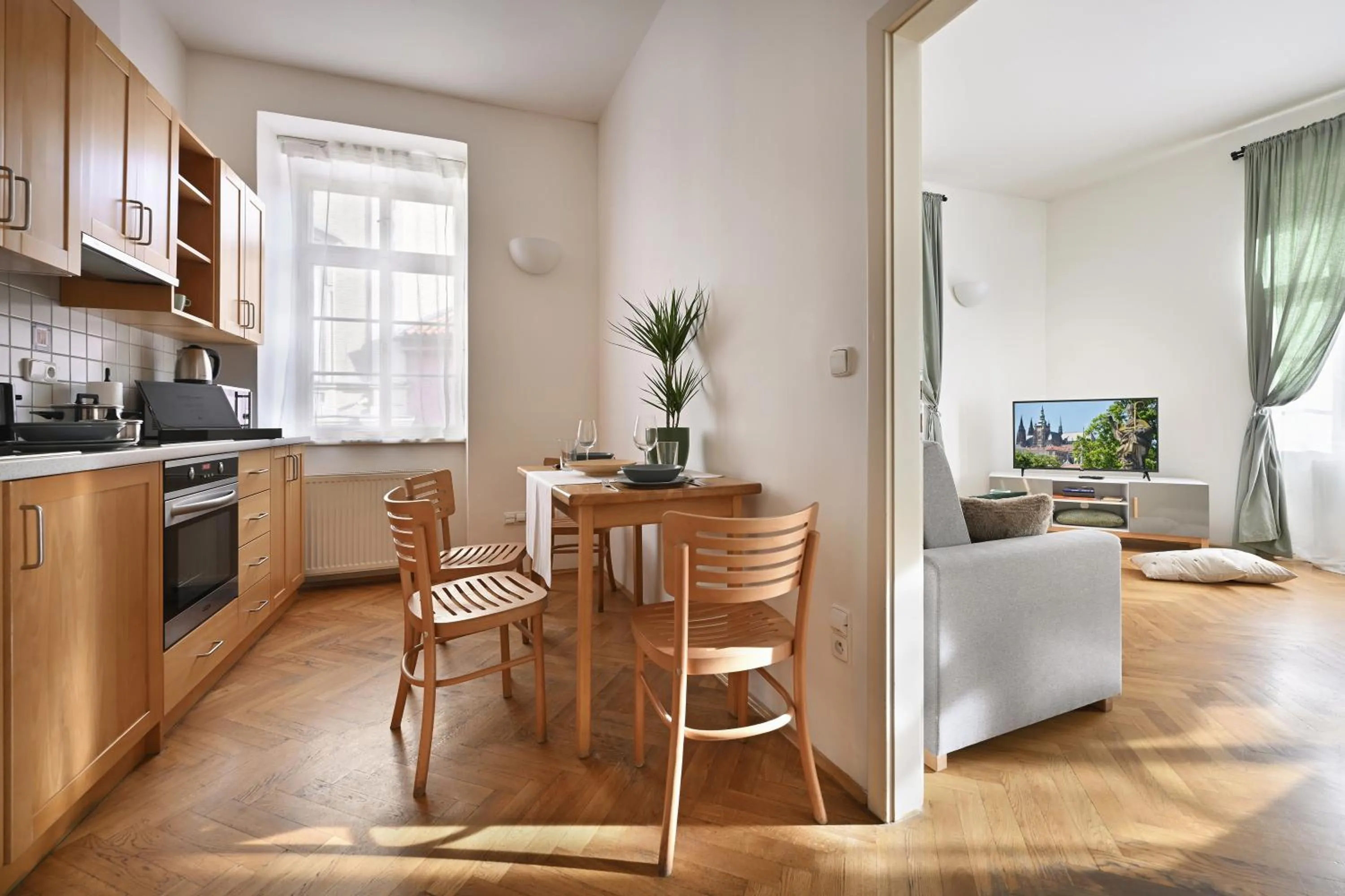 TV and multimedia in White Swan Boutique Apartments