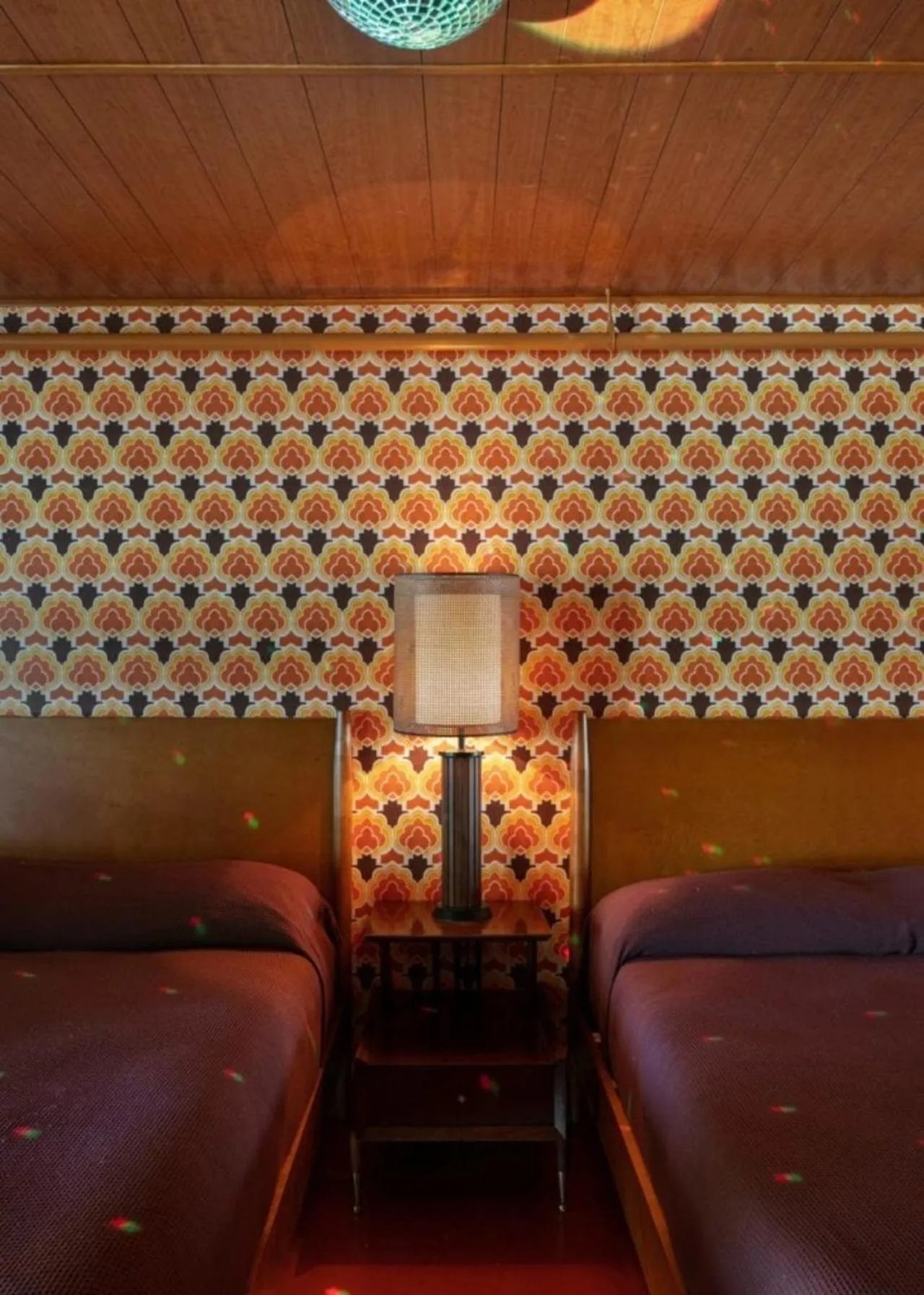 Bedroom in The Dive Motel and Swim Club