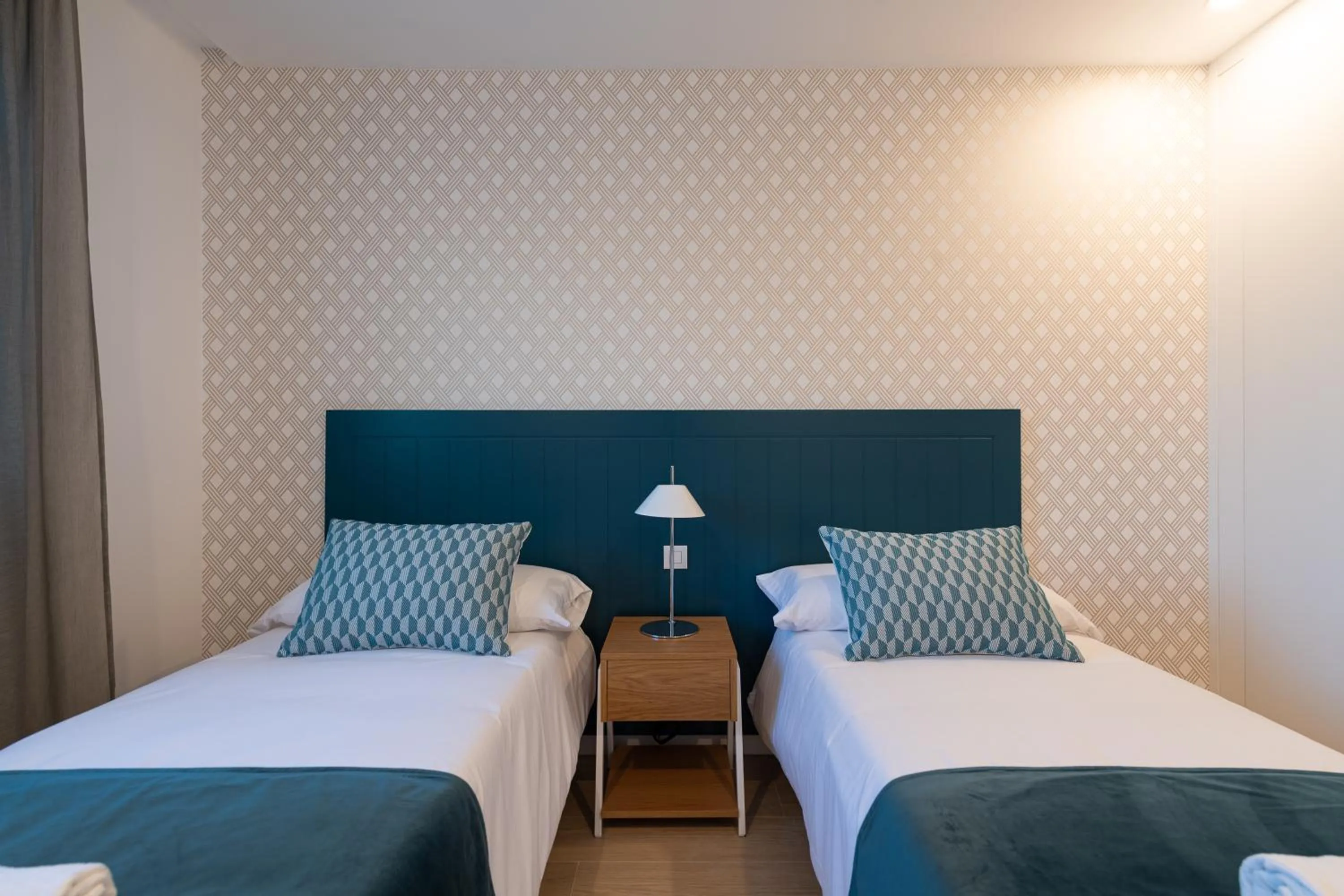 Bed in Beach Hotel Alfredo