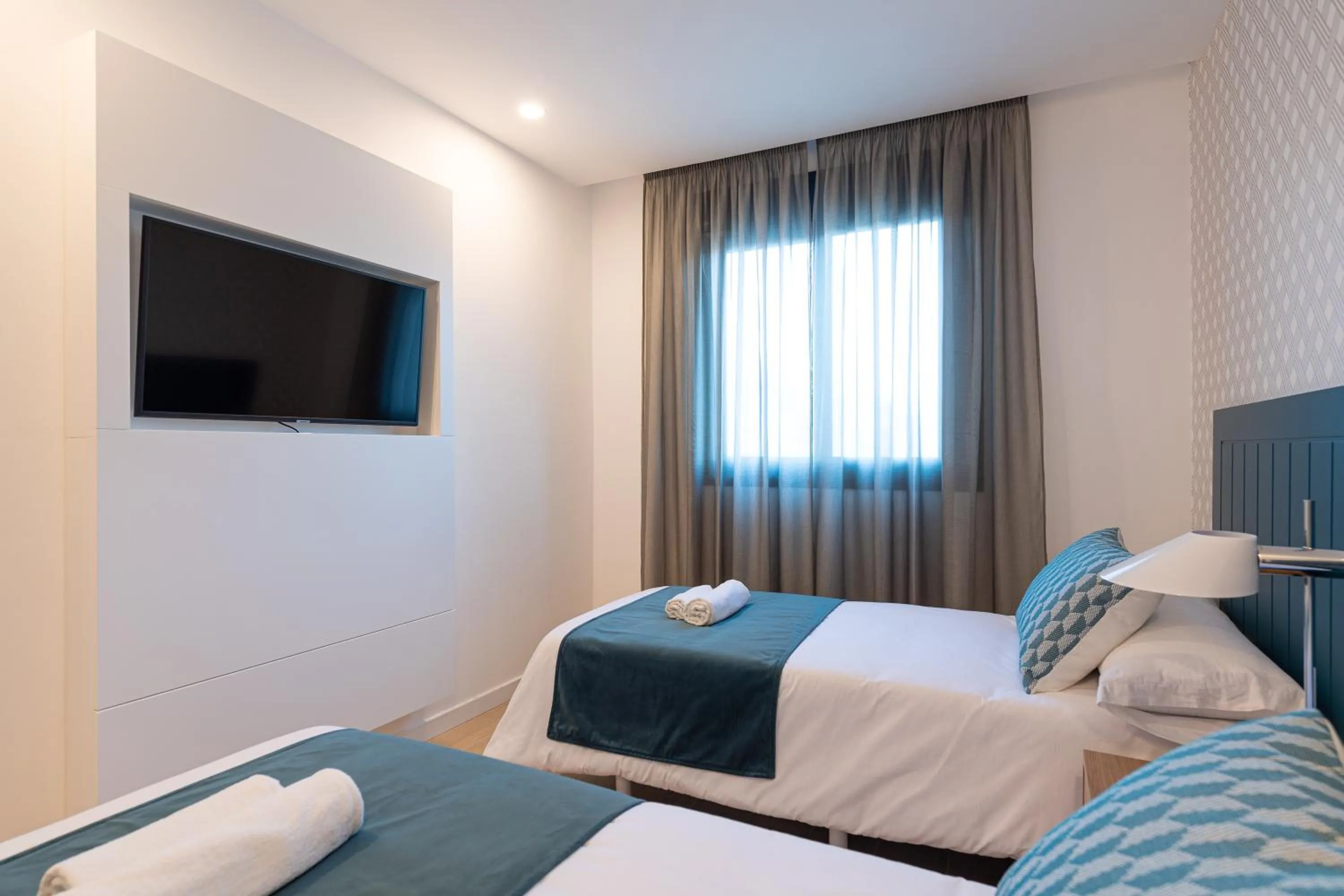 Bed in Beach Hotel Alfredo