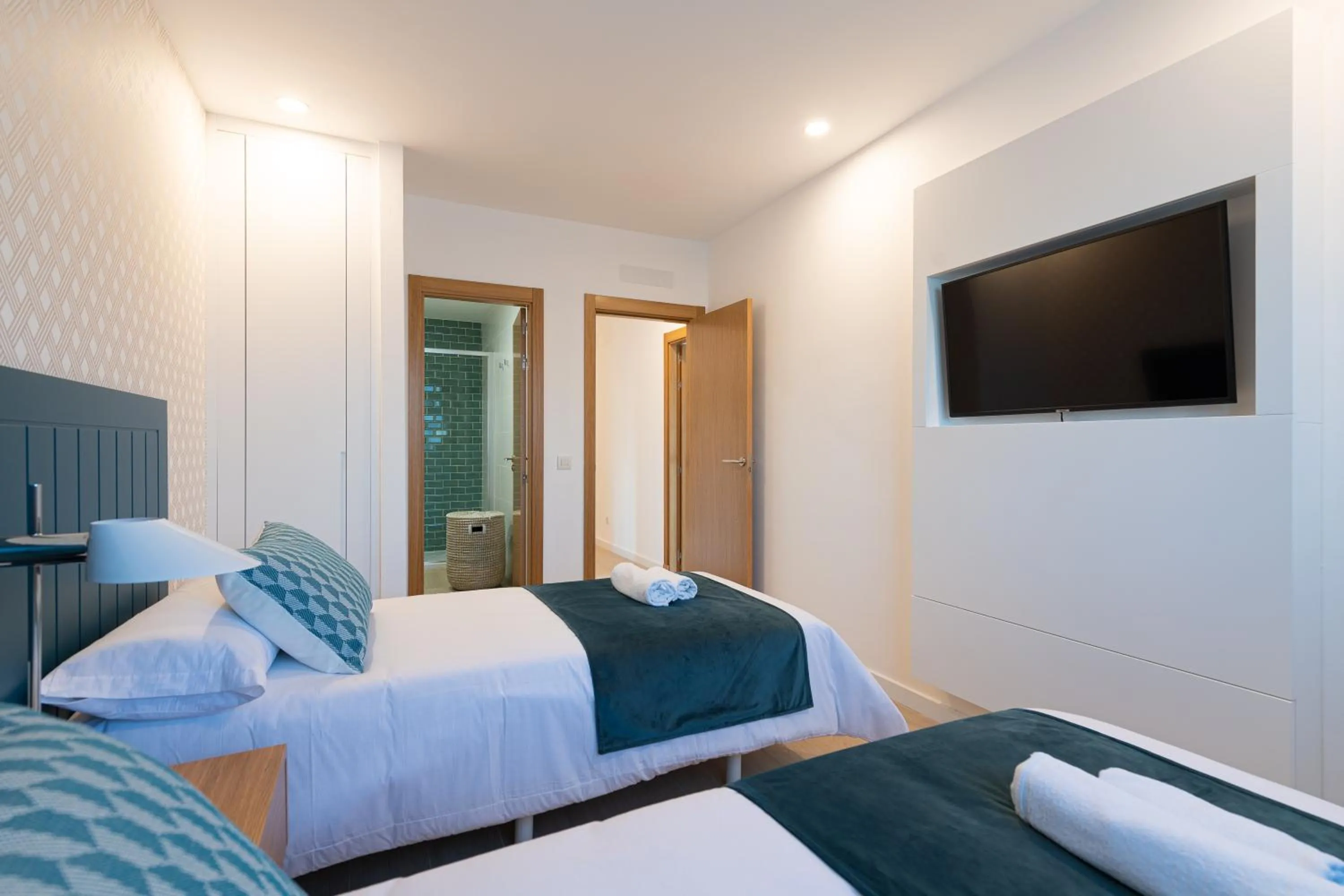 Bed in Beach Hotel Alfredo