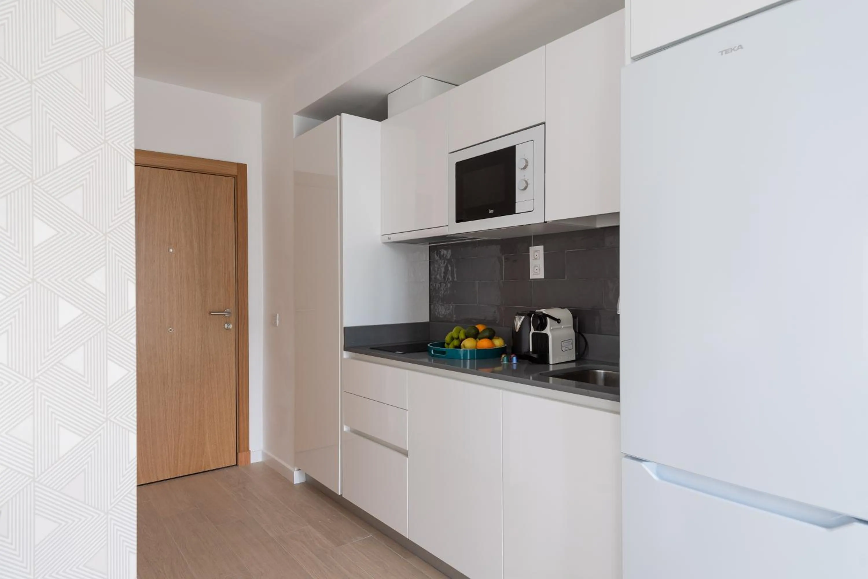 Kitchen or kitchenette in Beach Hotel Alfredo