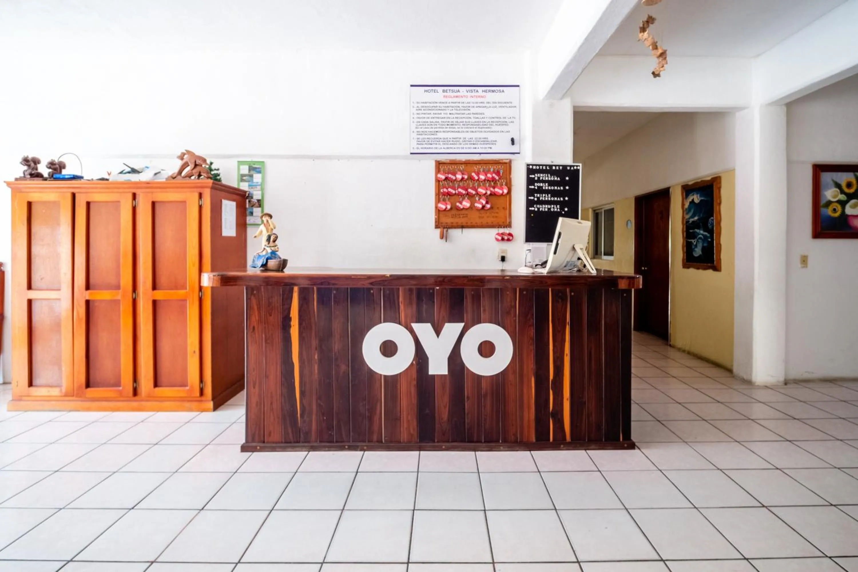 Lobby or reception in OYO Hotel Betsua Vista Hermosa, Huatulco