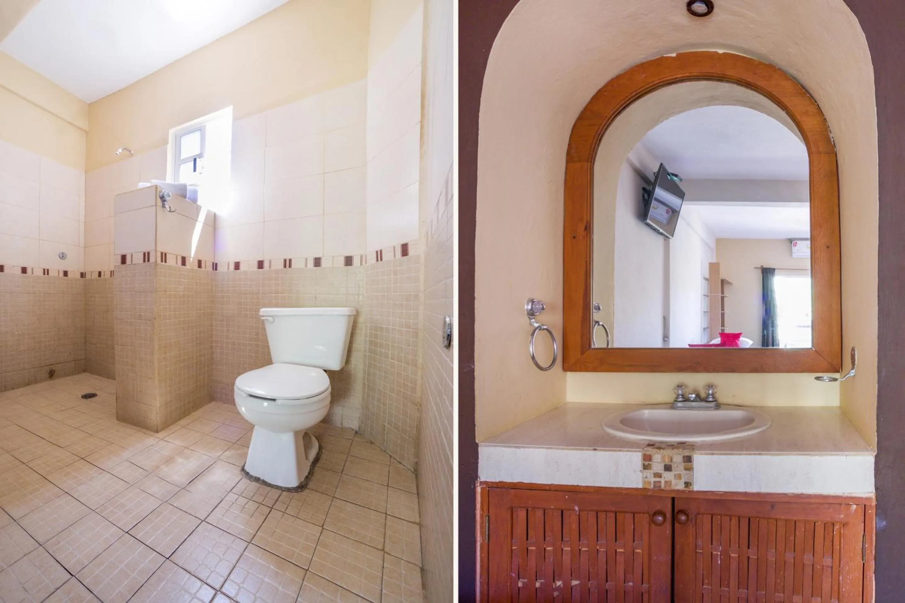 Bathroom in OYO Hotel Posada Lys, Zihuatanejo