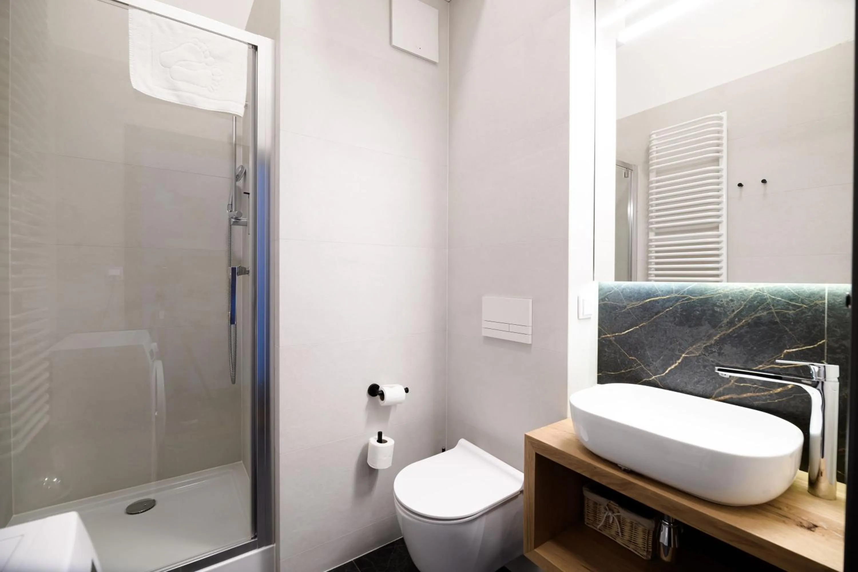 Bathroom in Aparthotel Inspire Miodova Residence