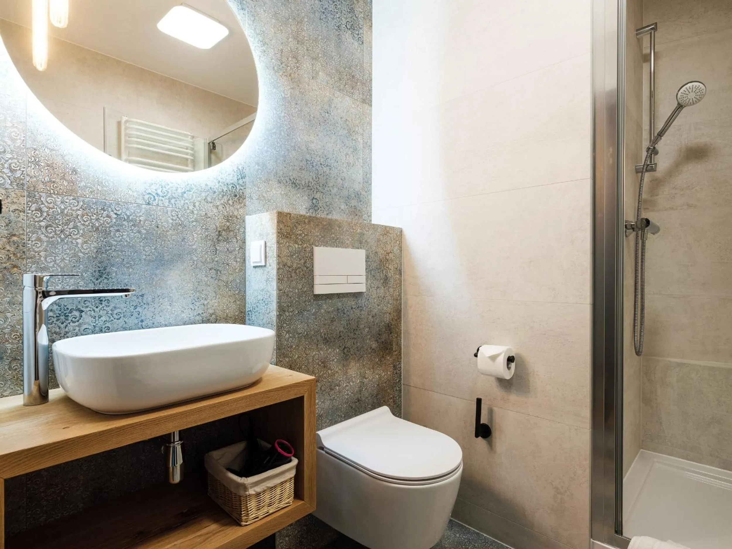 Bathroom in Aparthotel Inspire Miodova Residence