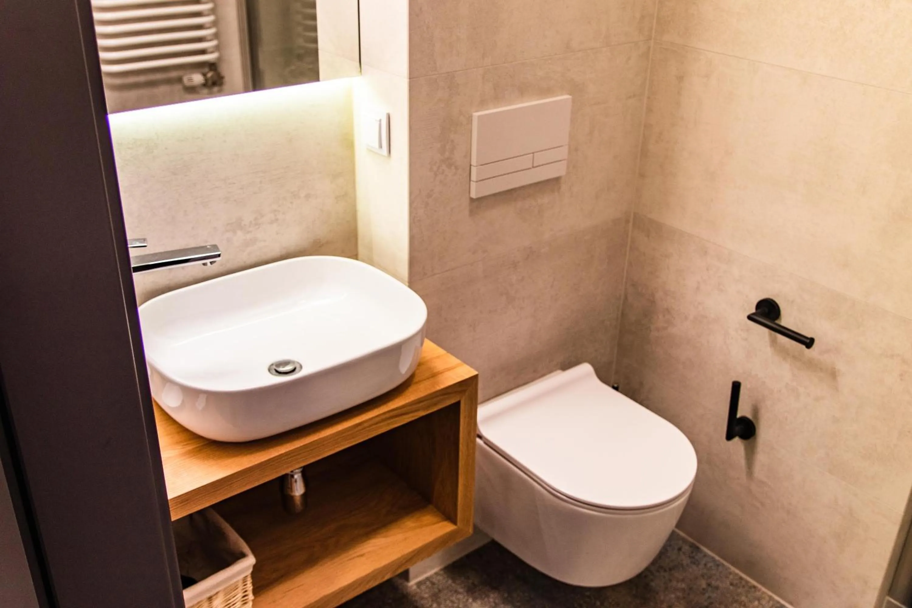 Toilet in Aparthotel Inspire Miodova Residence