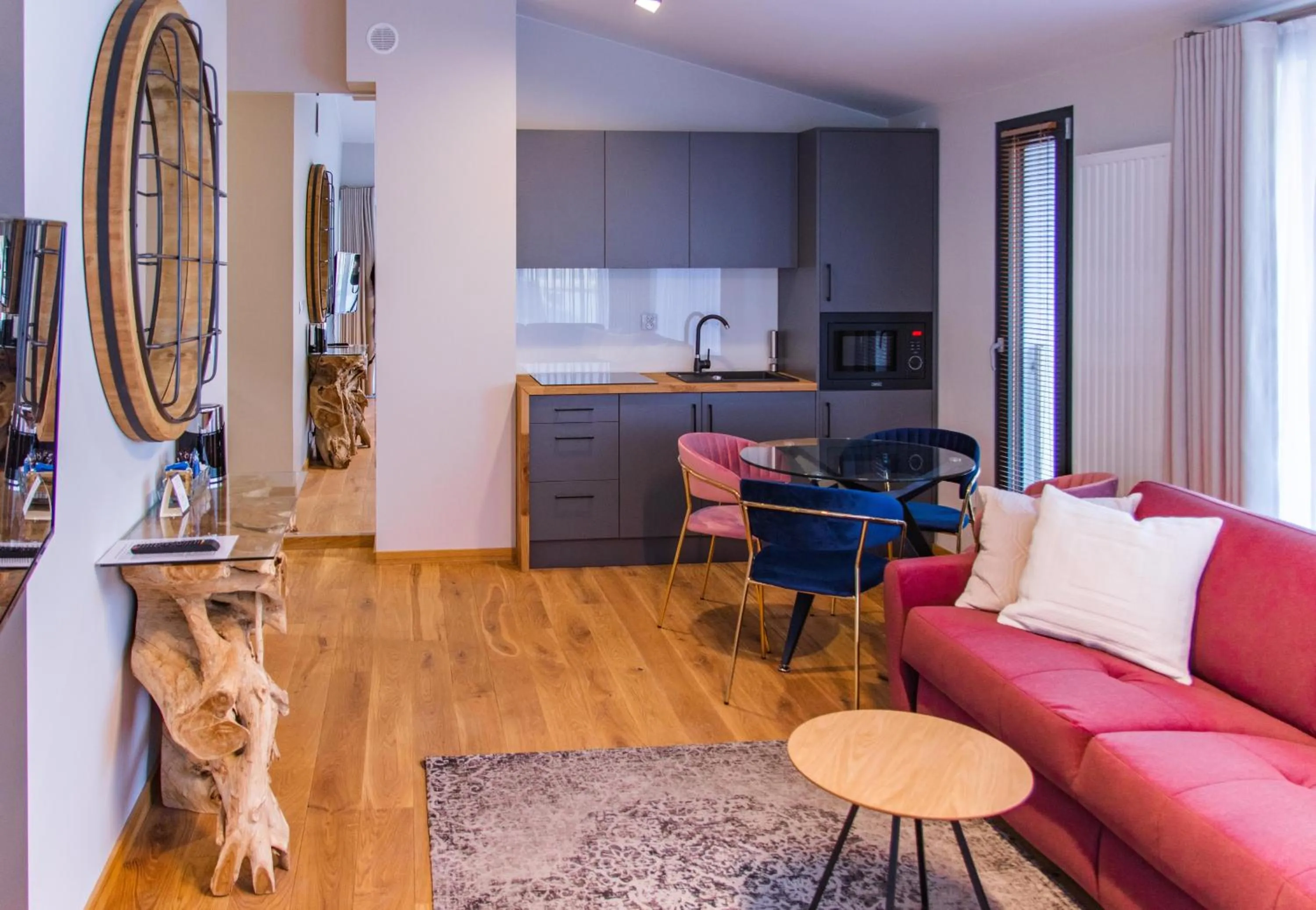 Kitchen or kitchenette in Aparthotel Inspire Miodova Residence