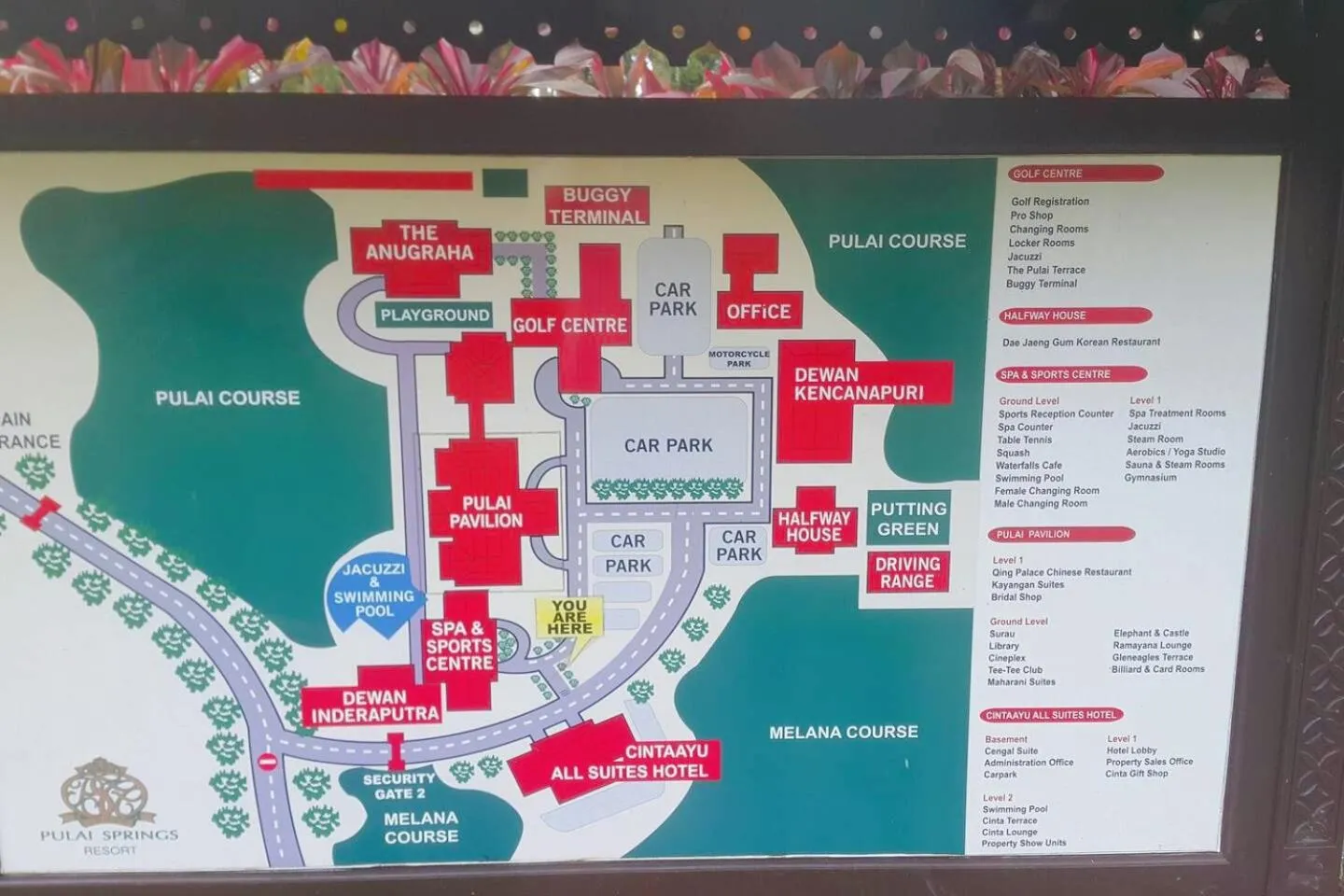 Floor plan in 【Amazing】Pool View 2BR Suite @ Pulai Springs Resort