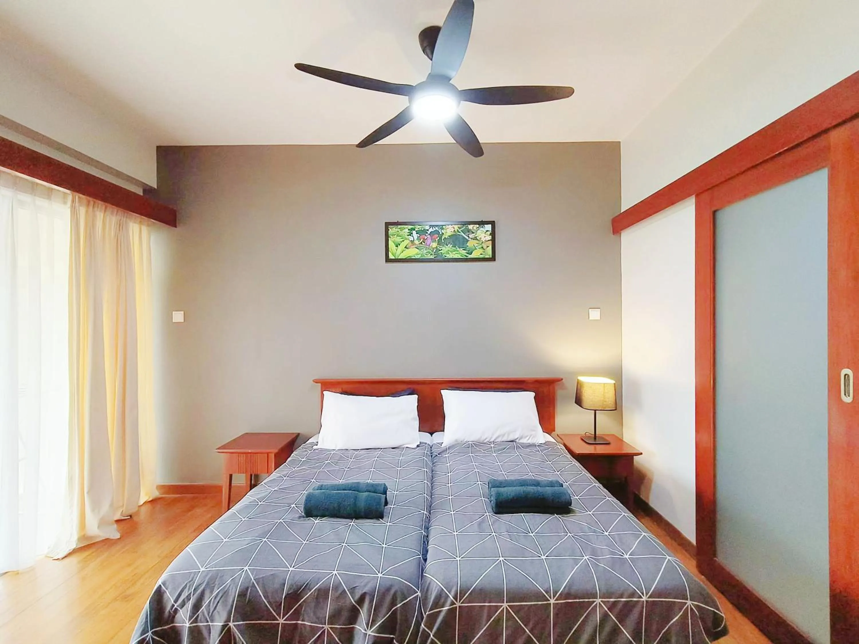 Bed in 【Amazing】Pool View 2BR Suite @ Pulai Springs Resort