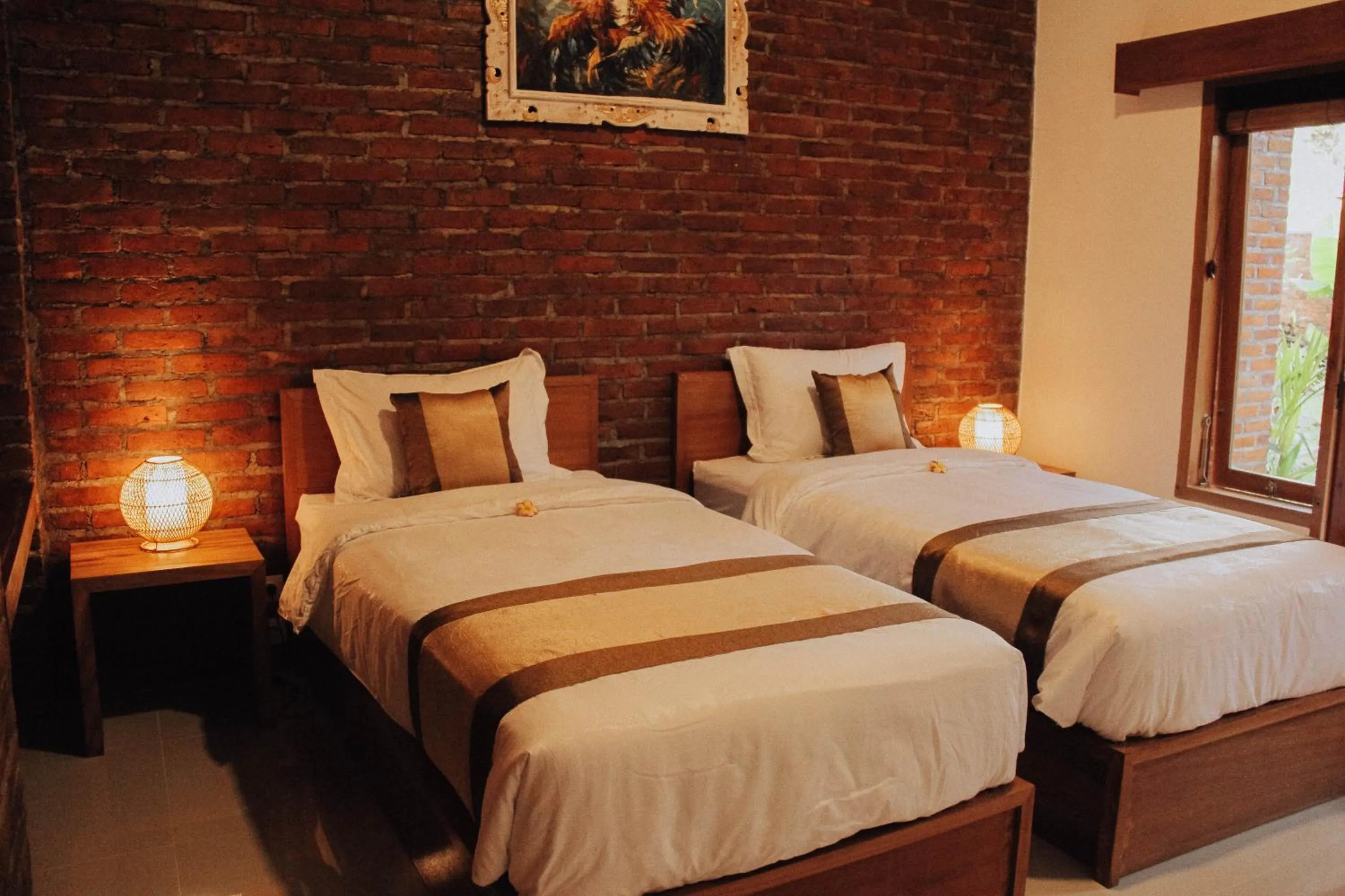 Bed in Govardan Homestay