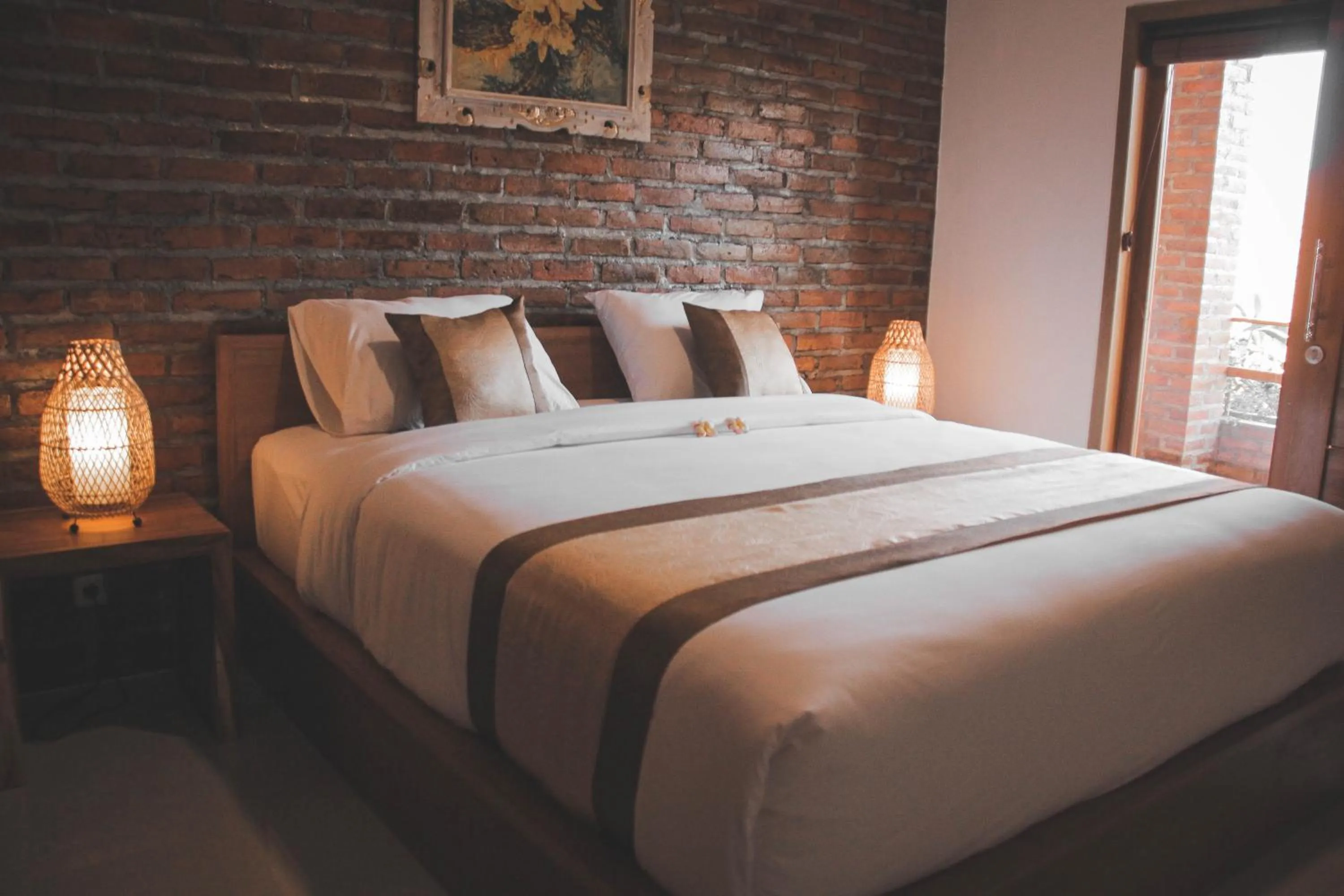 Bed in Govardan Homestay