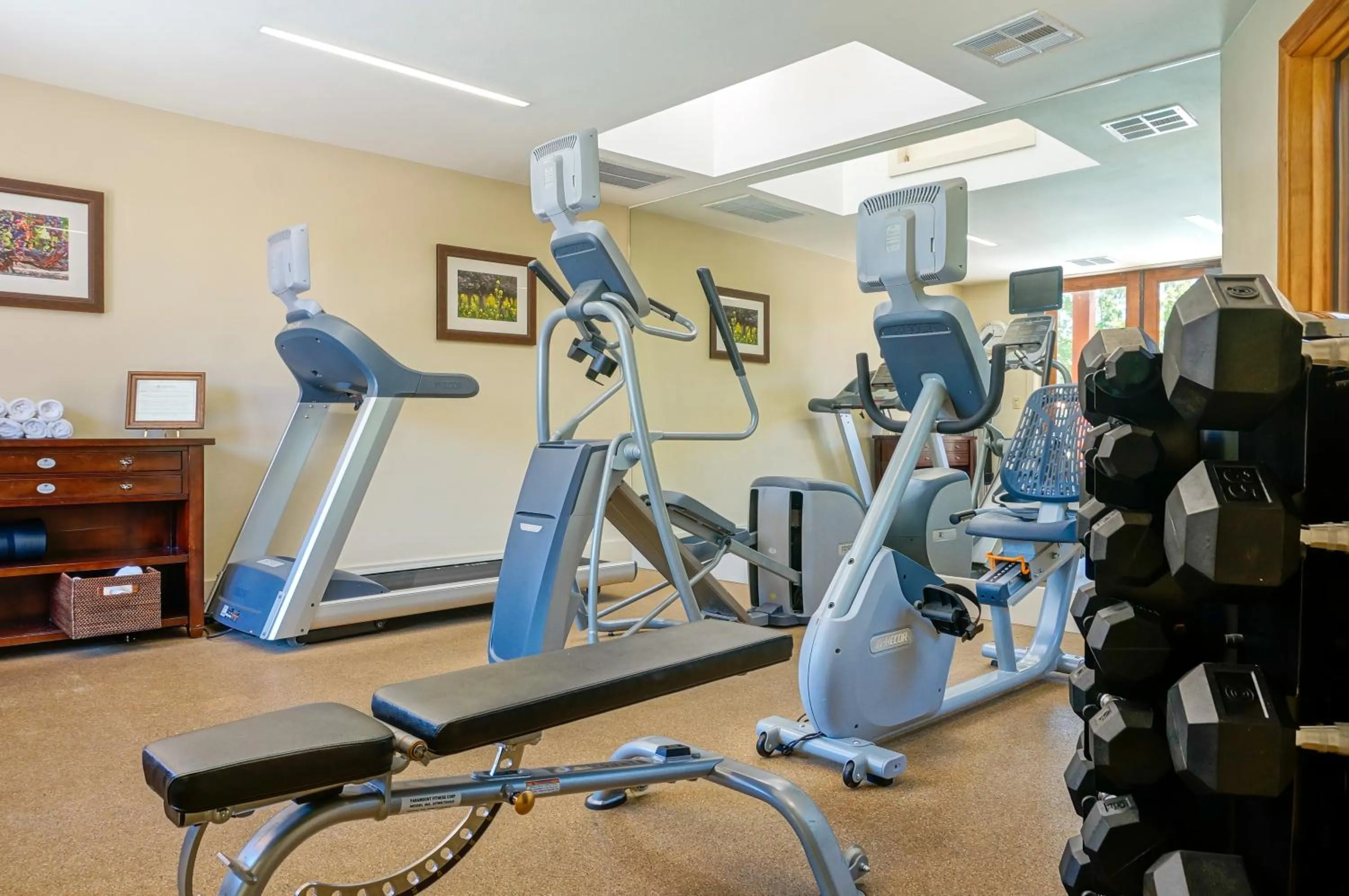 Fitness centre/facilities in Napa Valley Lodge