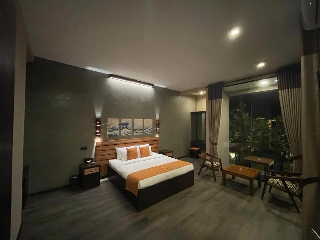 Bed in SOLUNA BEACH RESORT