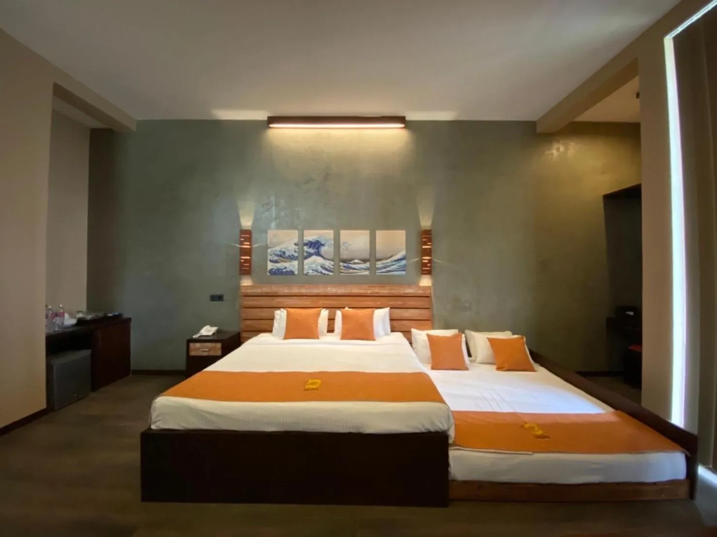 Bed in SOLUNA BEACH RESORT