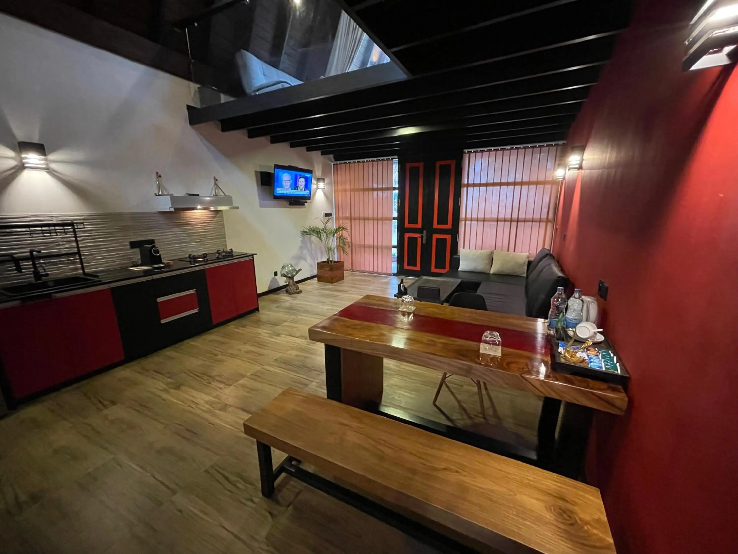 Kitchen or kitchenette in SOLUNA BEACH RESORT