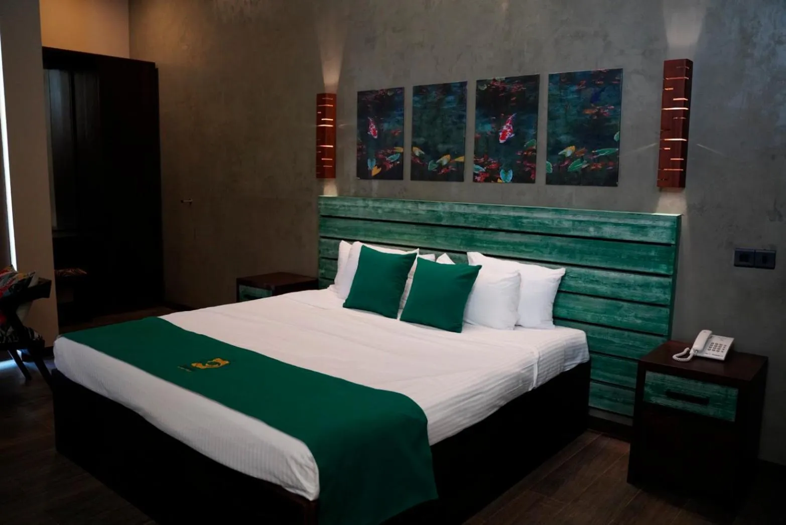 Bed in SOLUNA BEACH RESORT