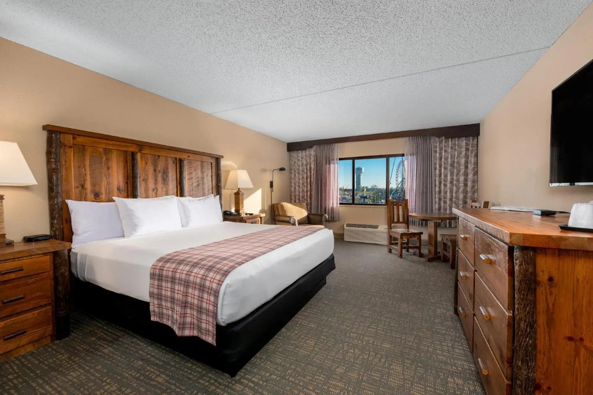 Bed in Lodge of the Ozarks Bed in Lodge of the Ozarks