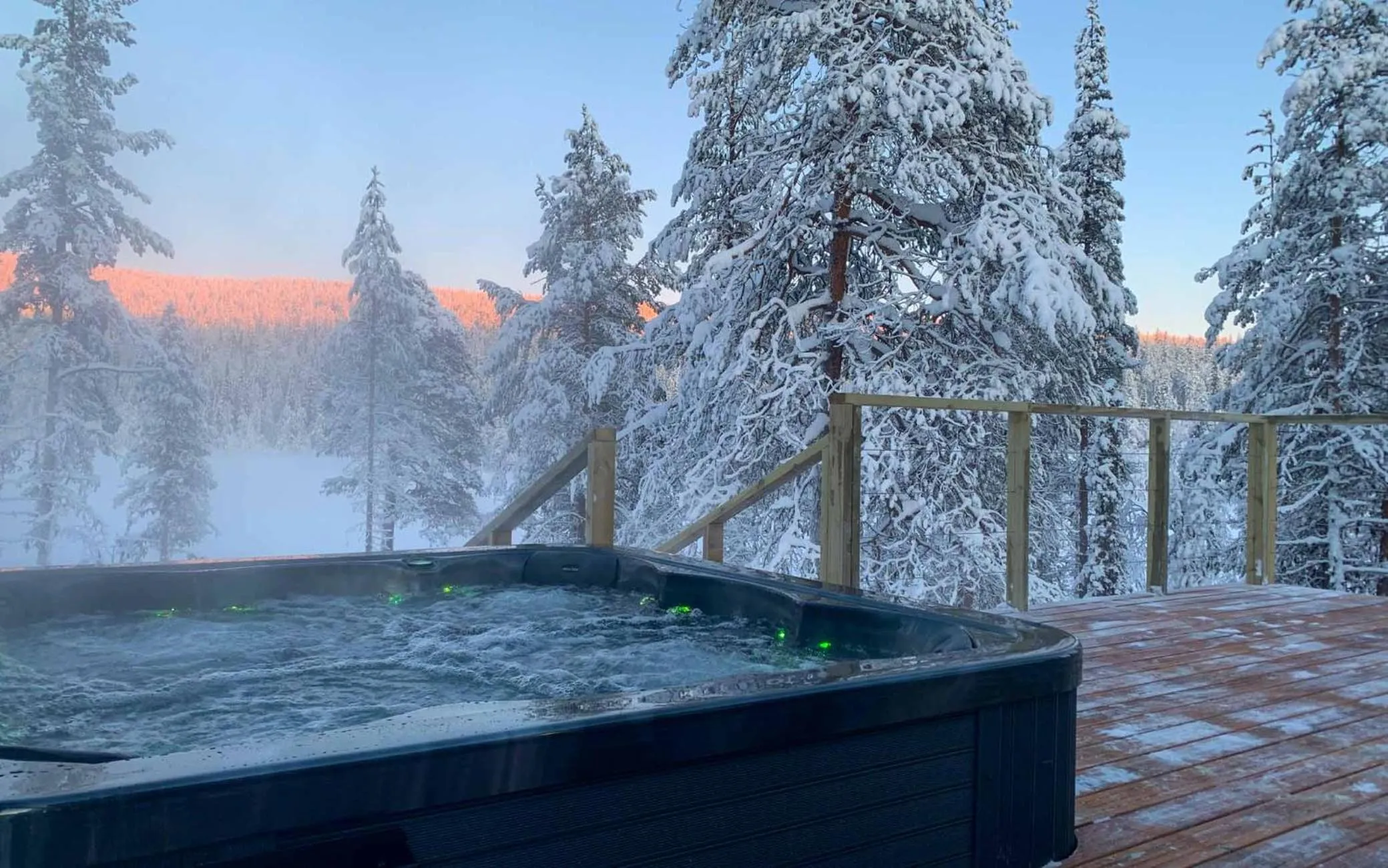 Winter in Arctic Skylight Lodge