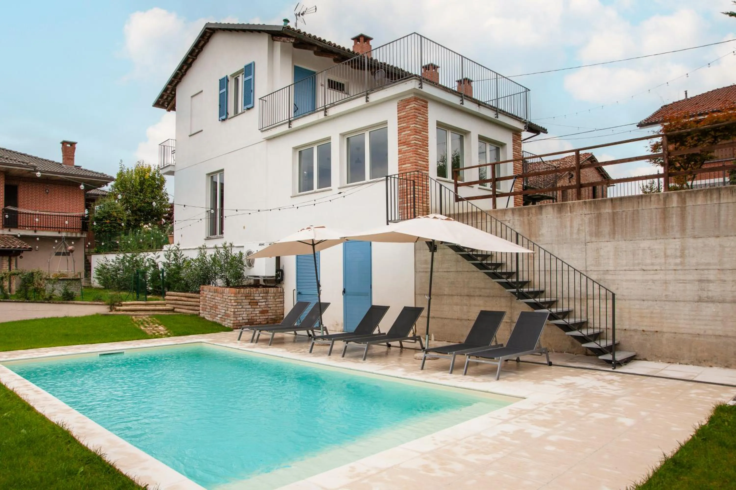 Swimming pool in Locanda Stardé