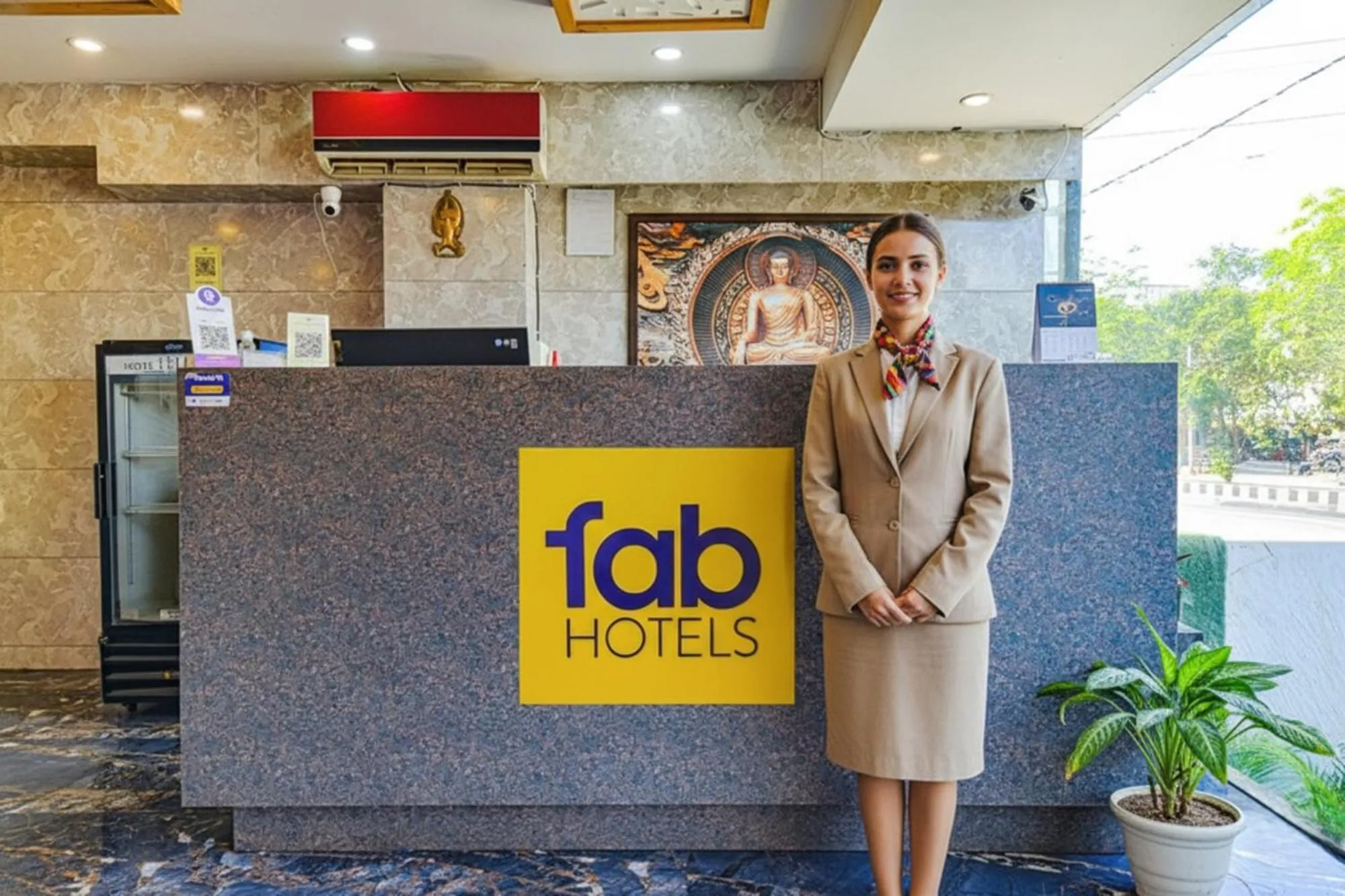 Lobby or reception in FabHotel Teliko Silver