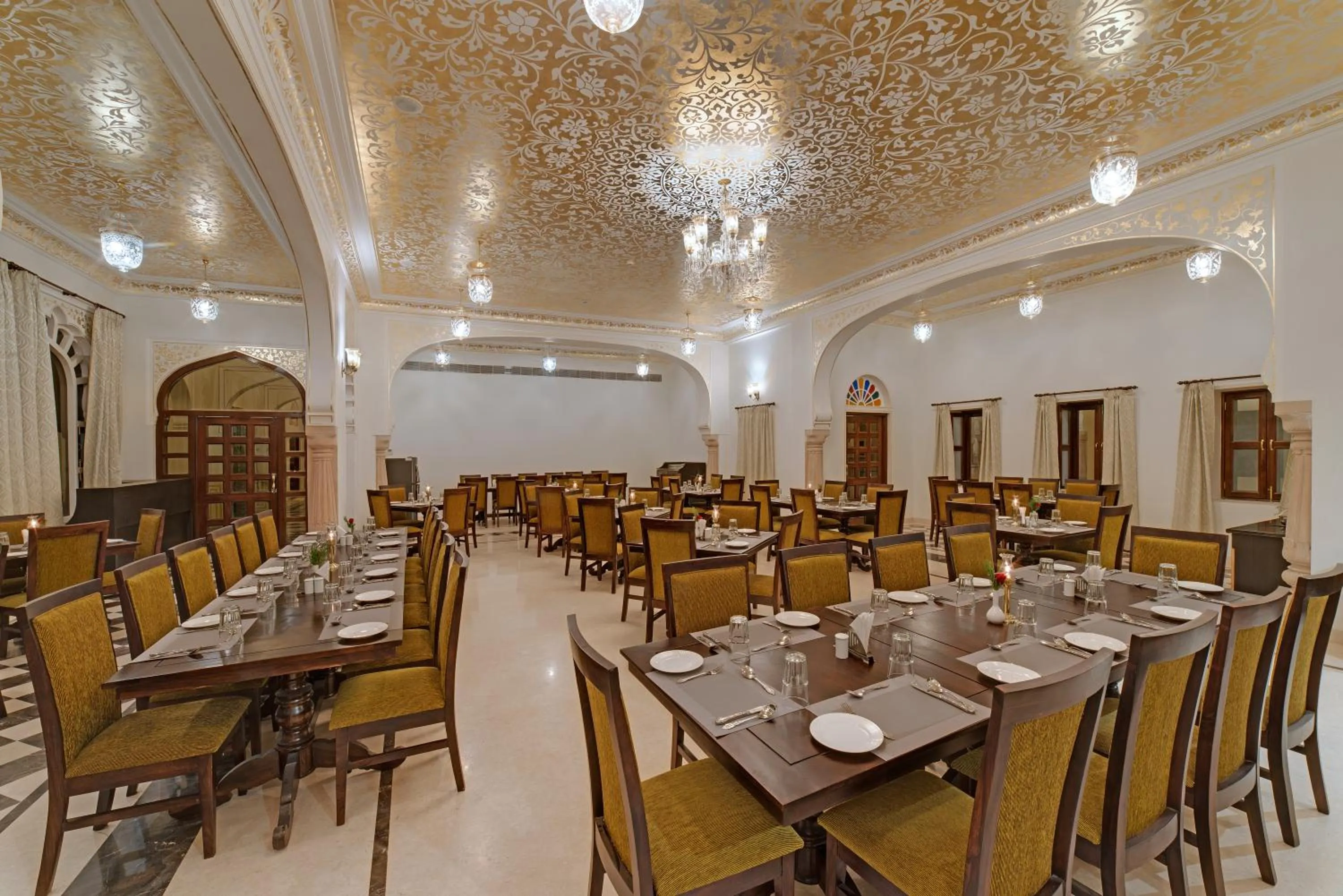 Restaurant/places to eat in The Jai Bagh Palace