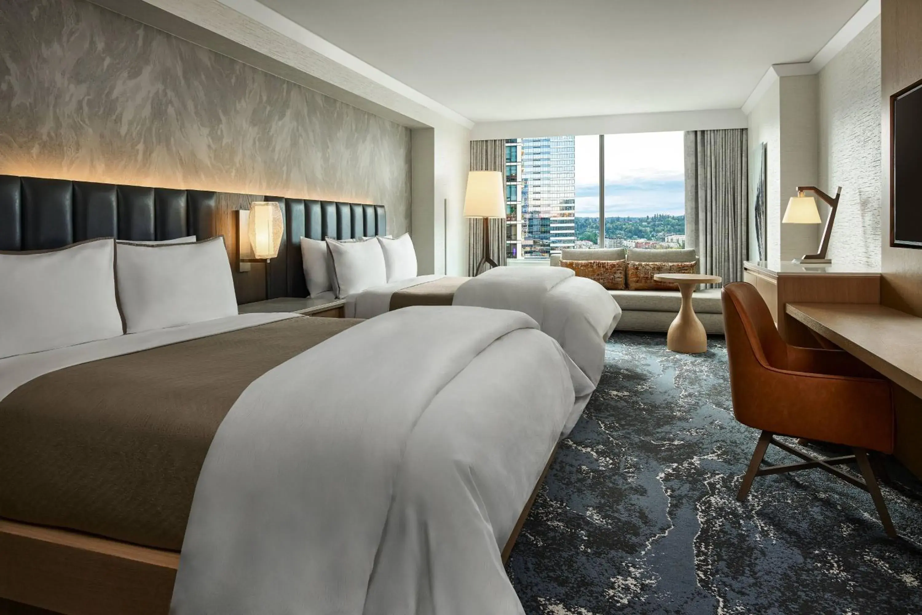 Deluxe, Larger Guest room, 2 Queen, City view in The Westin Bellevue Deluxe, Larger Guest room, 2 Queen, City view in The Westin Bellevue