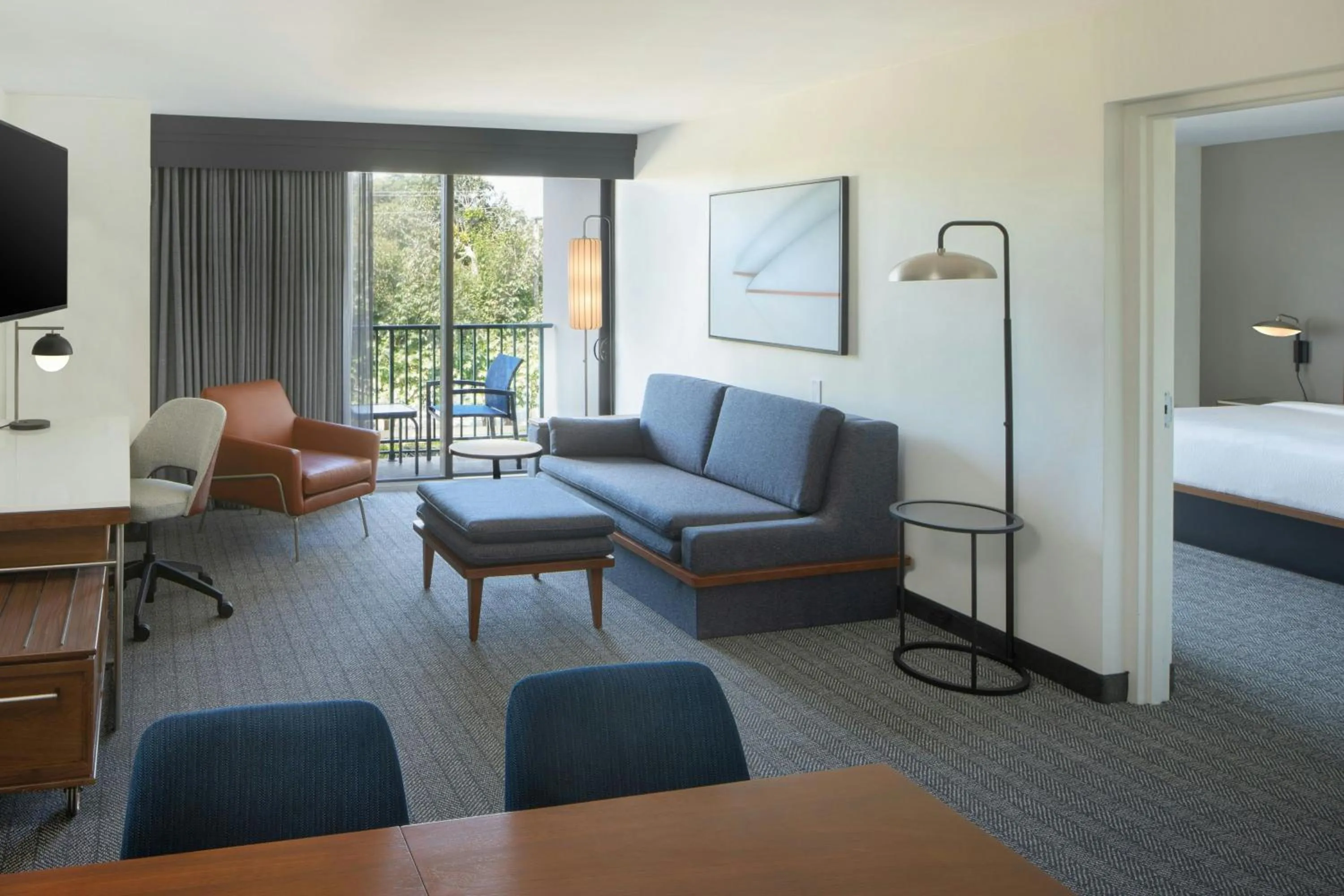 Living room, Bed in Courtyard Fort Lauderdale East Lauderdale-by-the-Sea