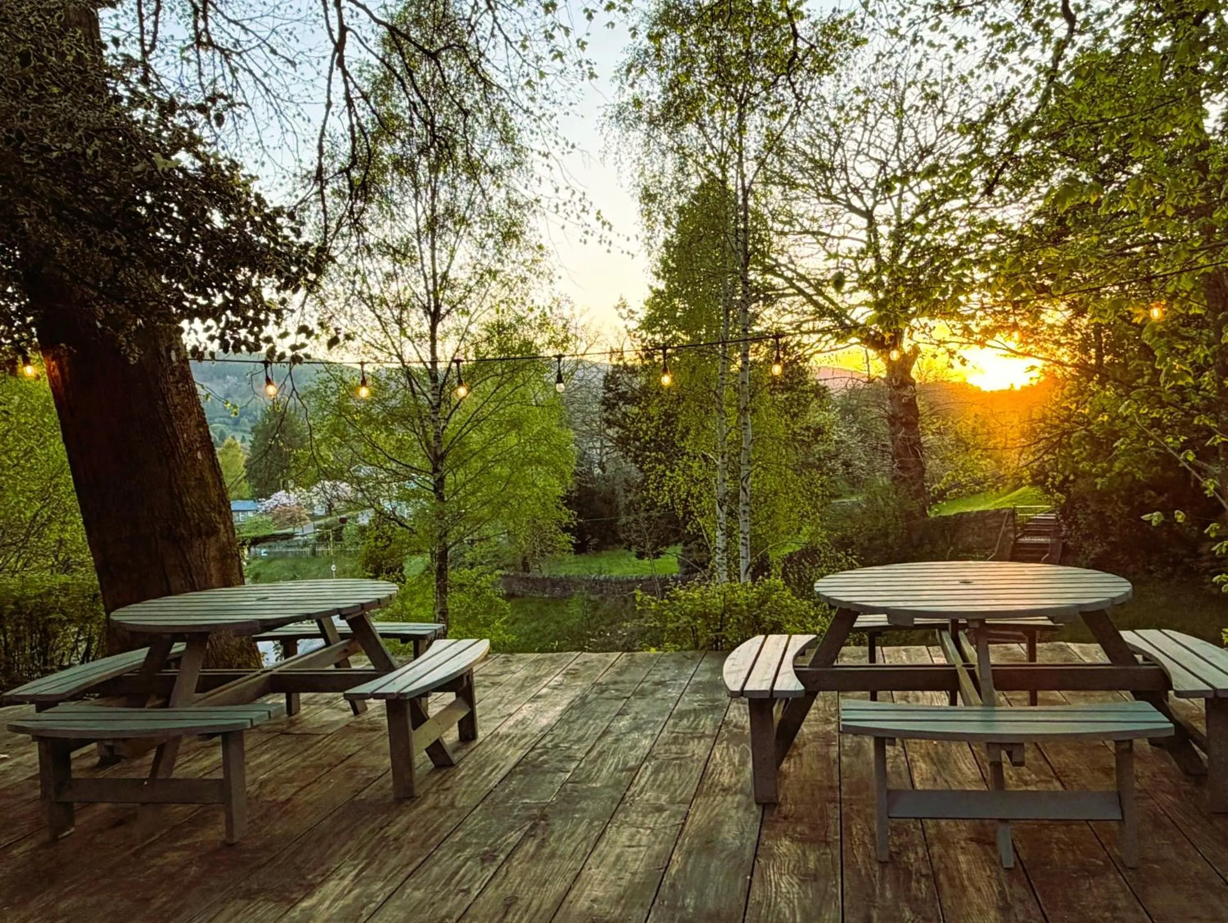 Patio in Birchwood Pitlochry