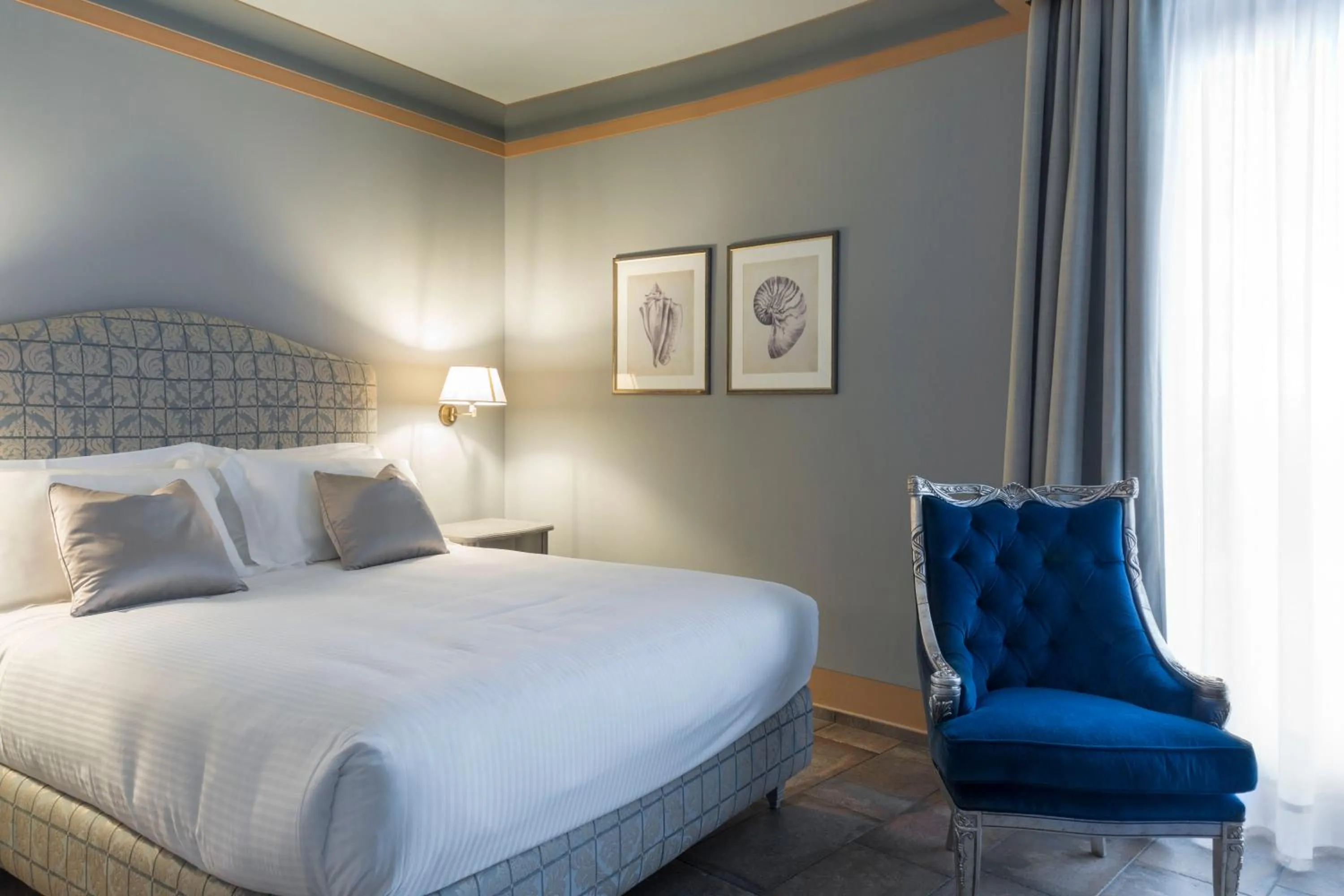 Bed in Castello Bonaria Wine & Spa Resort