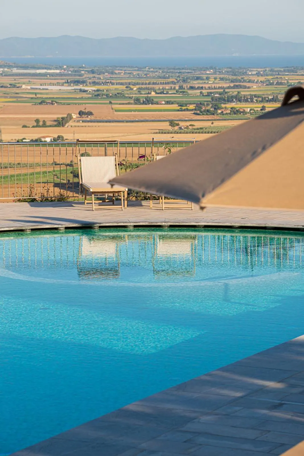 Swimming pool in Castello Bonaria Wine & Spa Resort