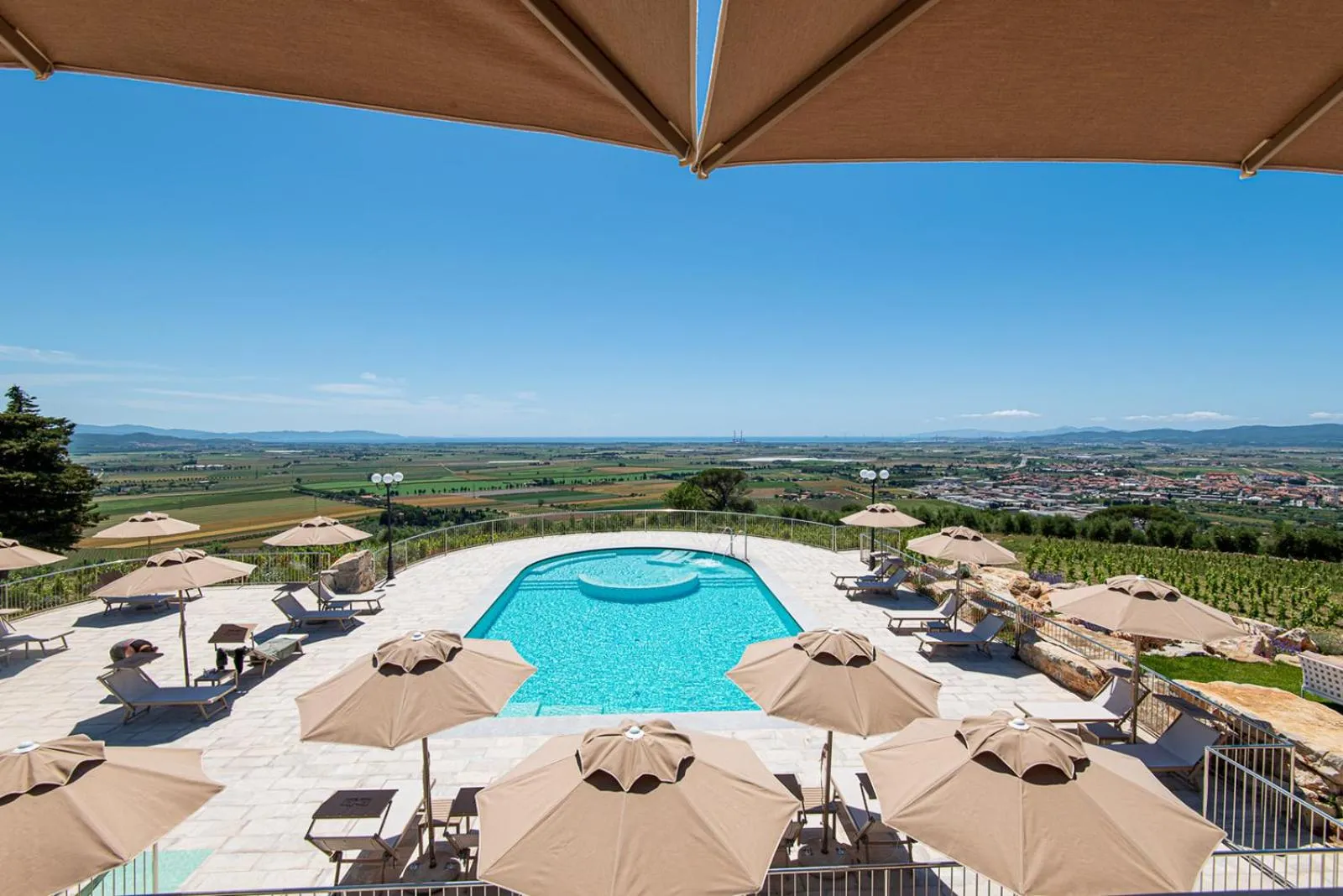 Bird's eye view in Castello Bonaria Wine & Spa Resort