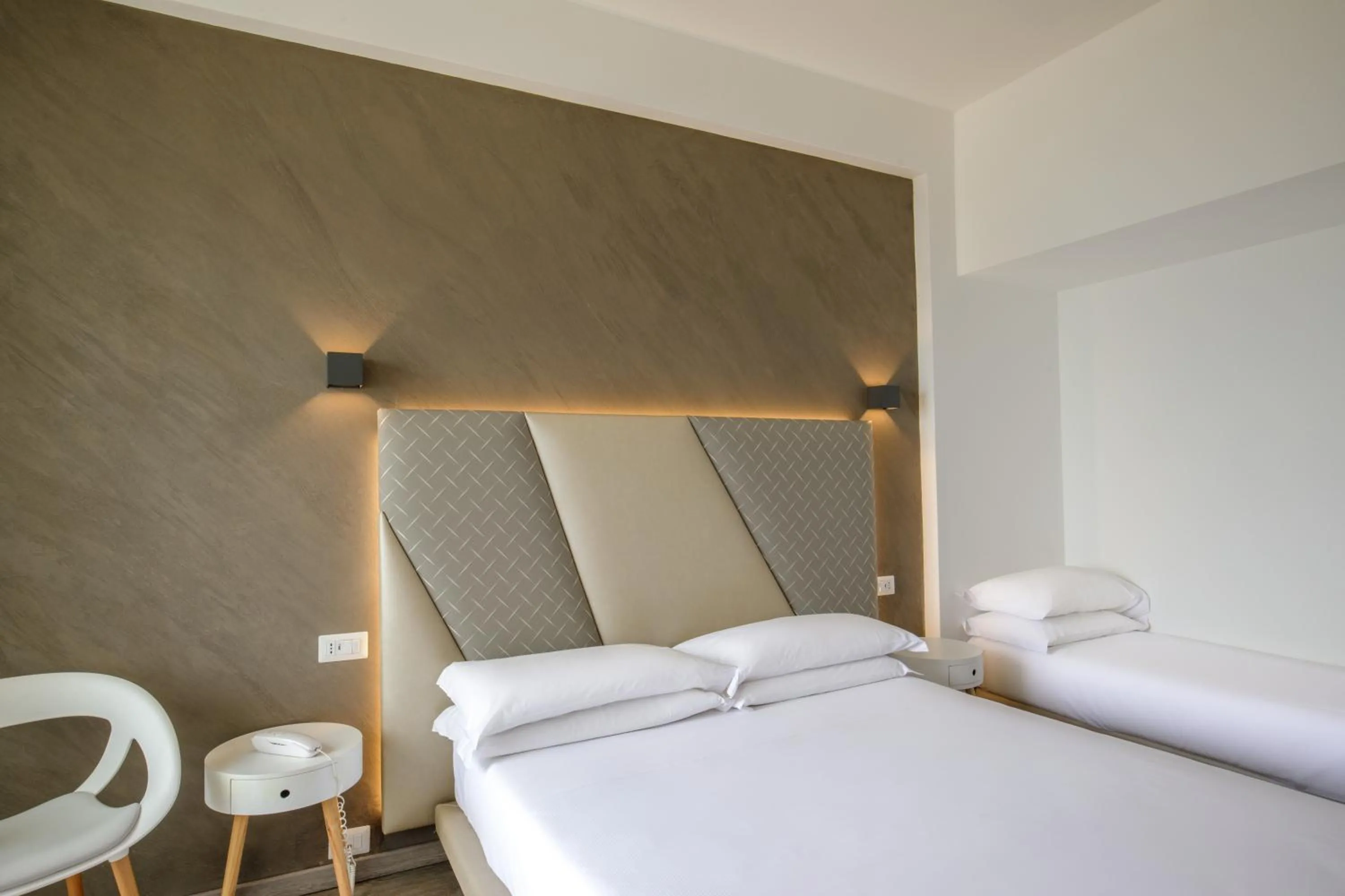 Bedroom, Bed in Hotel Tirreno
